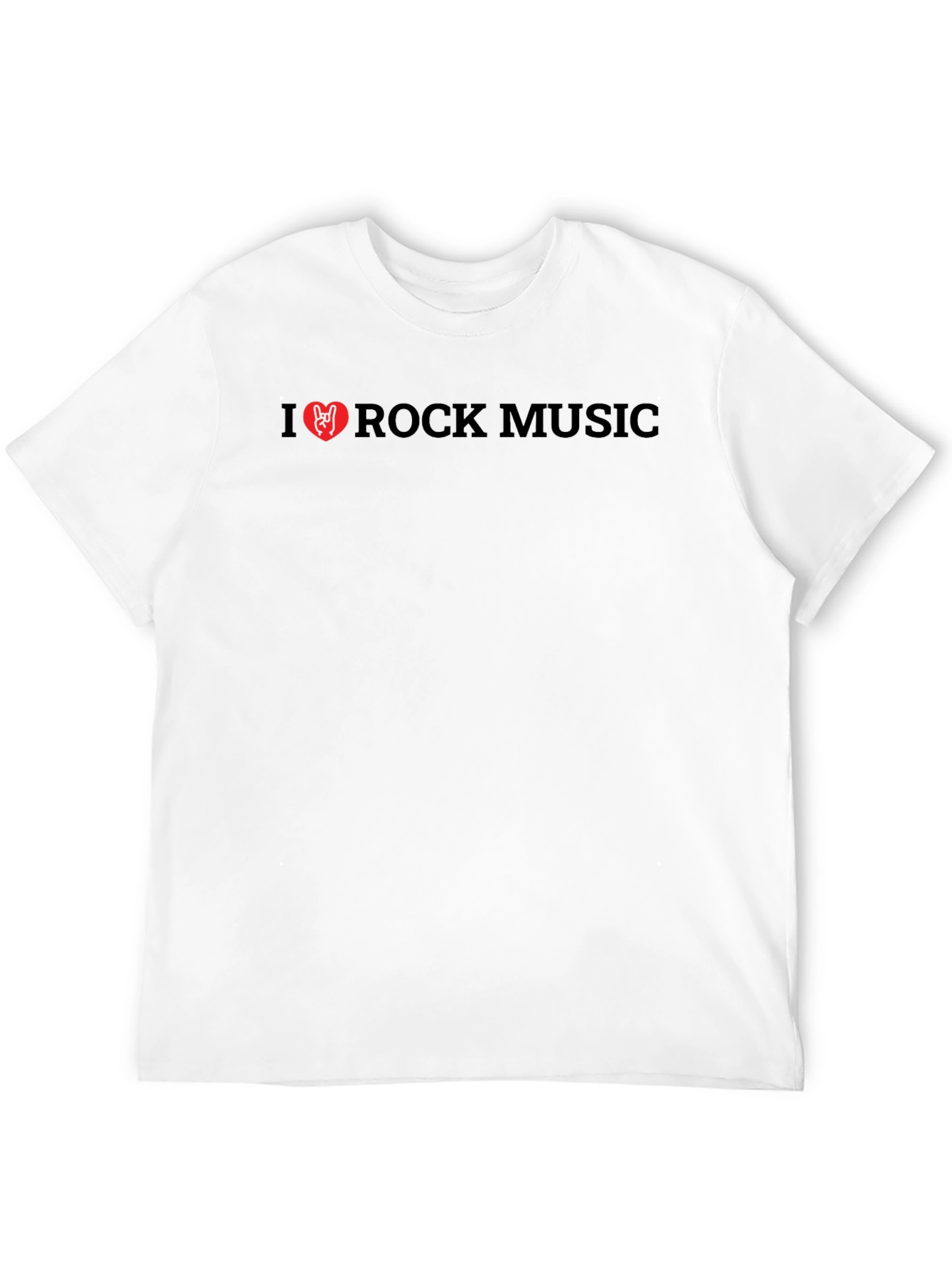 I Love Rock Music Graphic T-Shirt