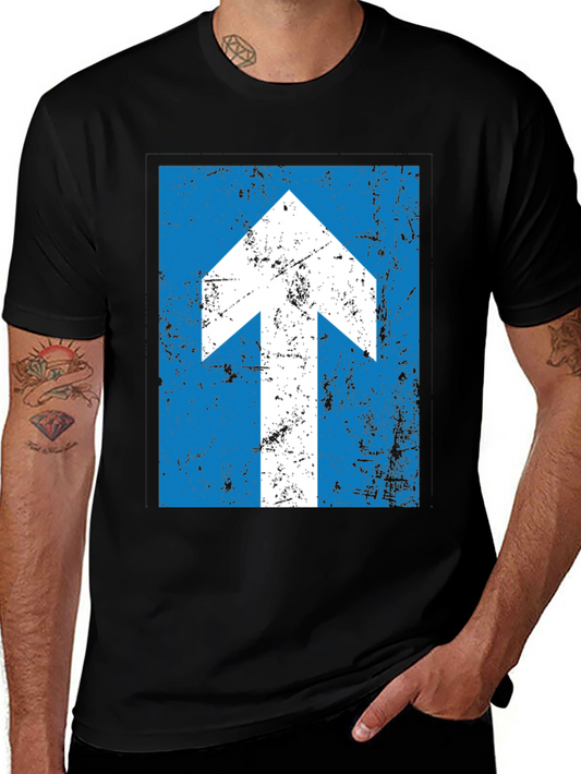 Up Arrow Distressed T-Shirt