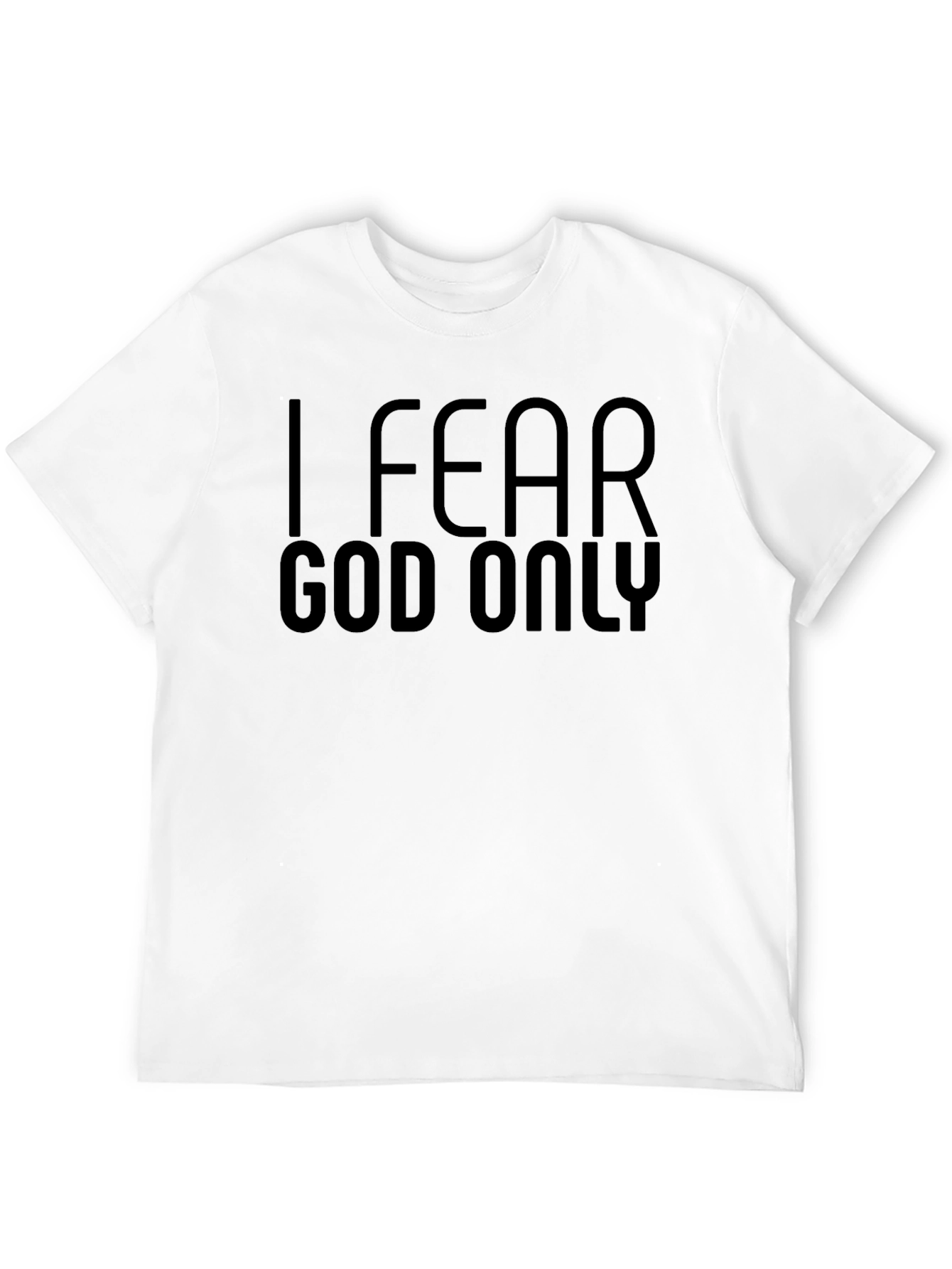 I Fear God Only Graphic Tee - Black