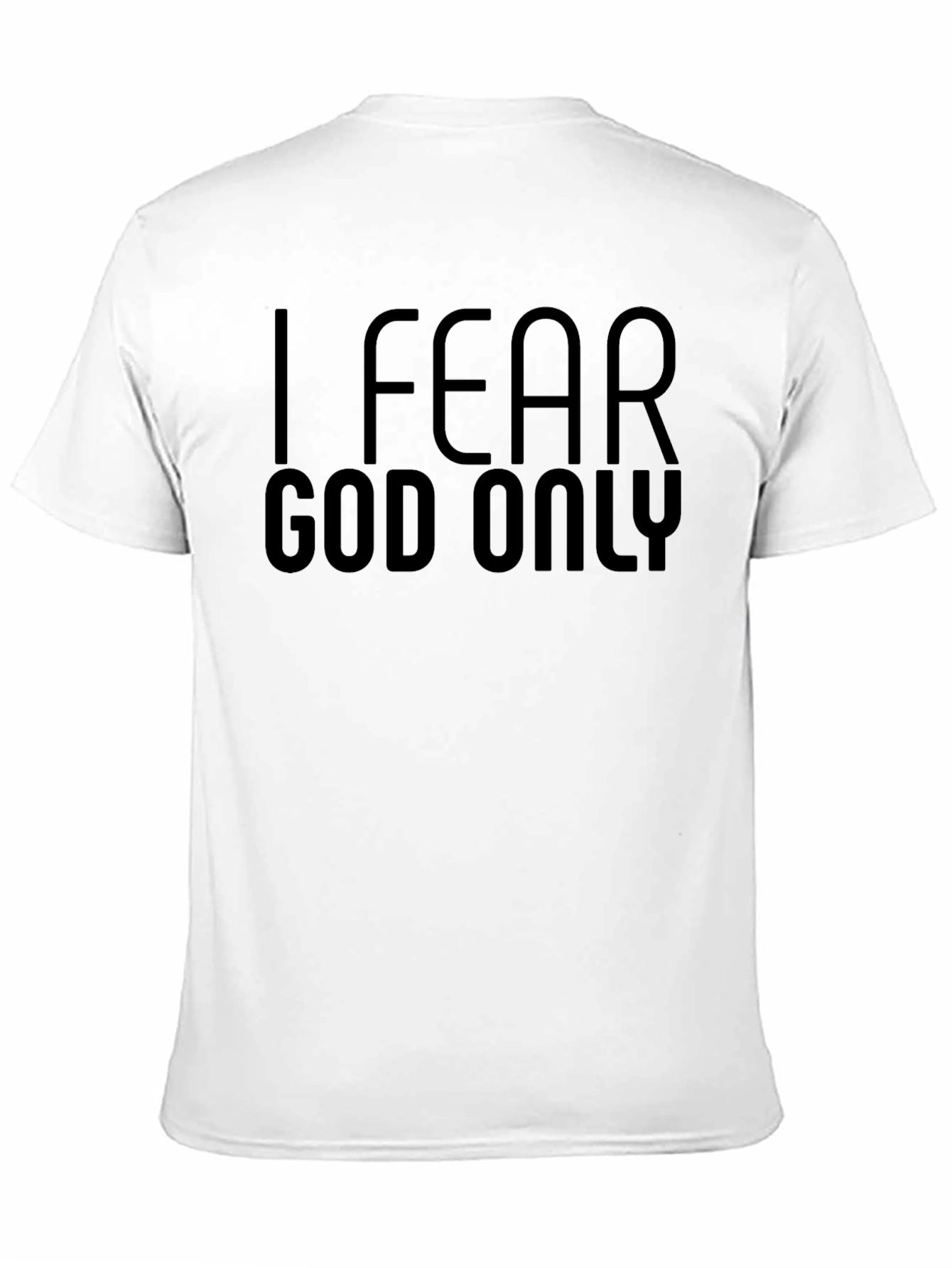 I Fear God Only Graphic Tee - Black