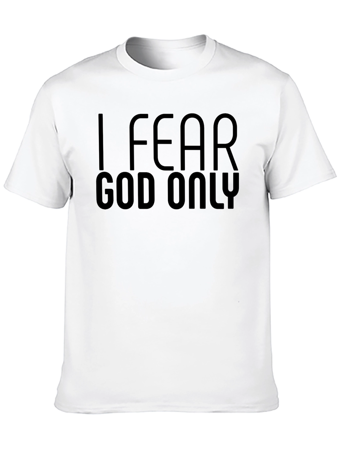 I Fear God Only Graphic Tee - Black