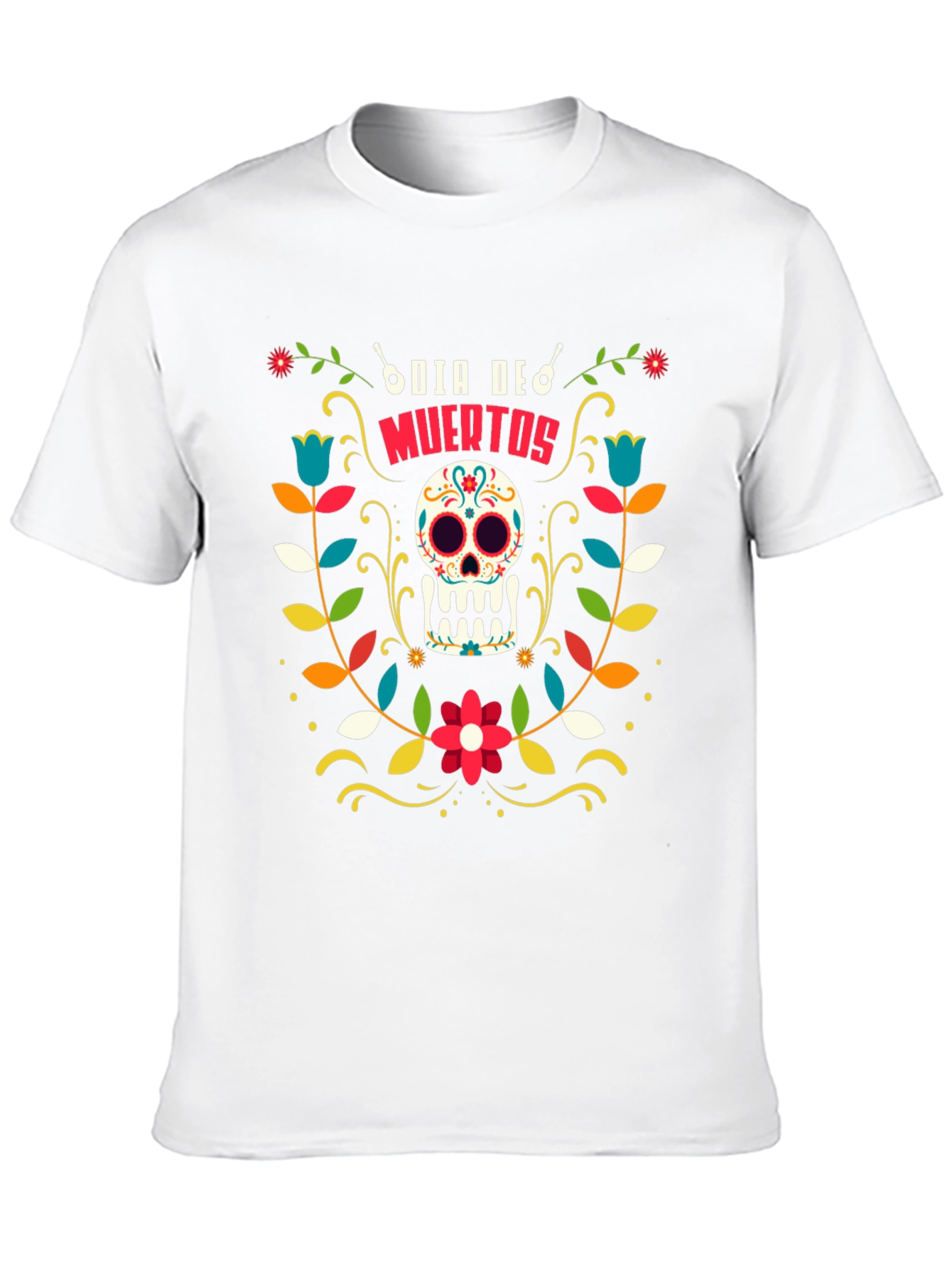 Day of the Dead Sugar Skull Graphic T-Shirt