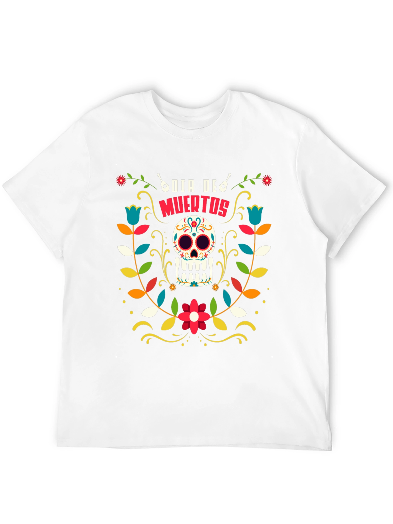 Day of the Dead Sugar Skull Graphic T-Shirt