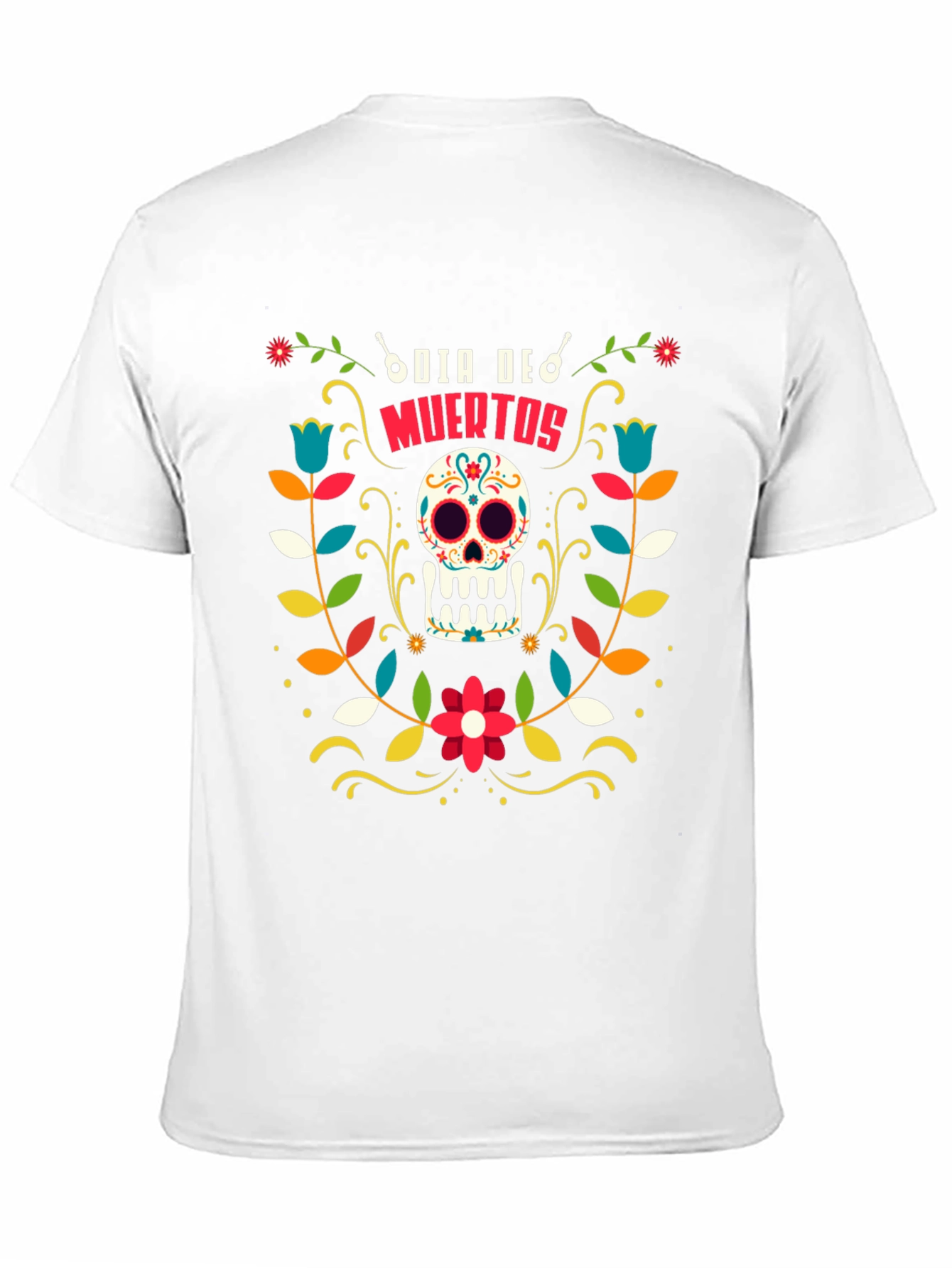 Day of the Dead Sugar Skull Graphic T-Shirt
