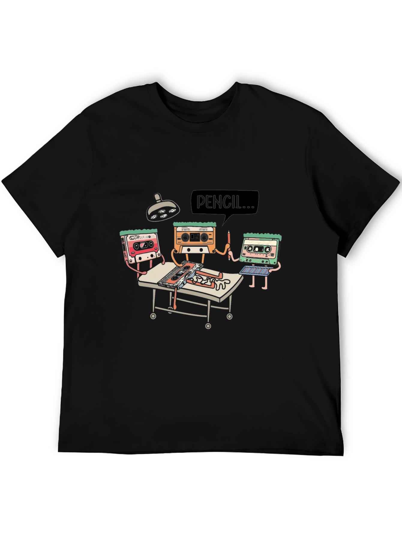 Cassette Tape Surgery T-Shirt - Funny Music Tee