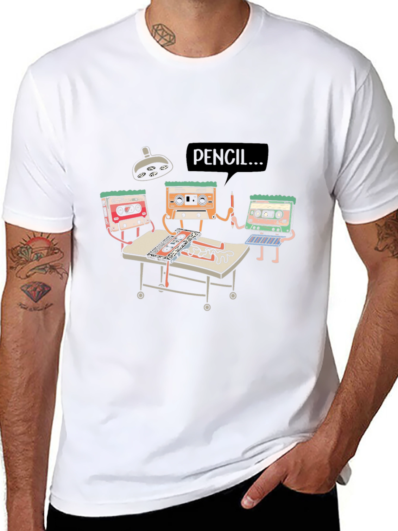 Cassette Tape Surgery T-Shirt - Funny Music Tee