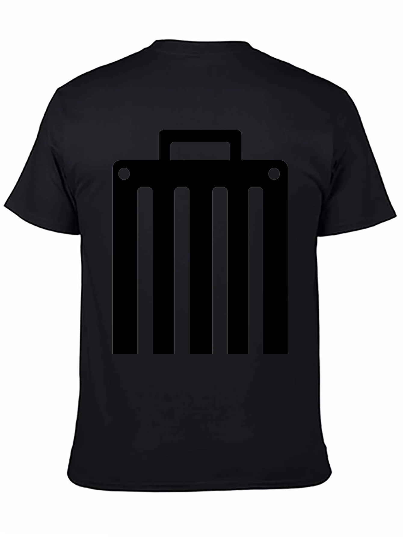Abstract Briefcase Graphic T-Shirt