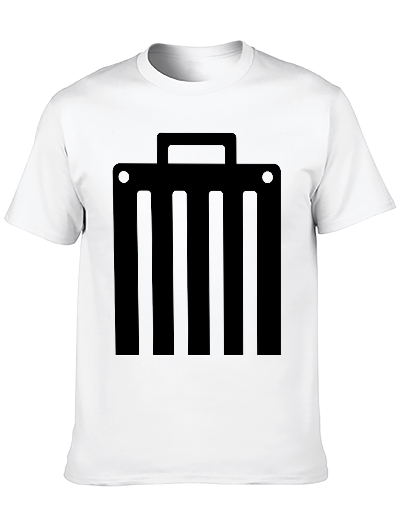 Abstract Briefcase Graphic T-Shirt