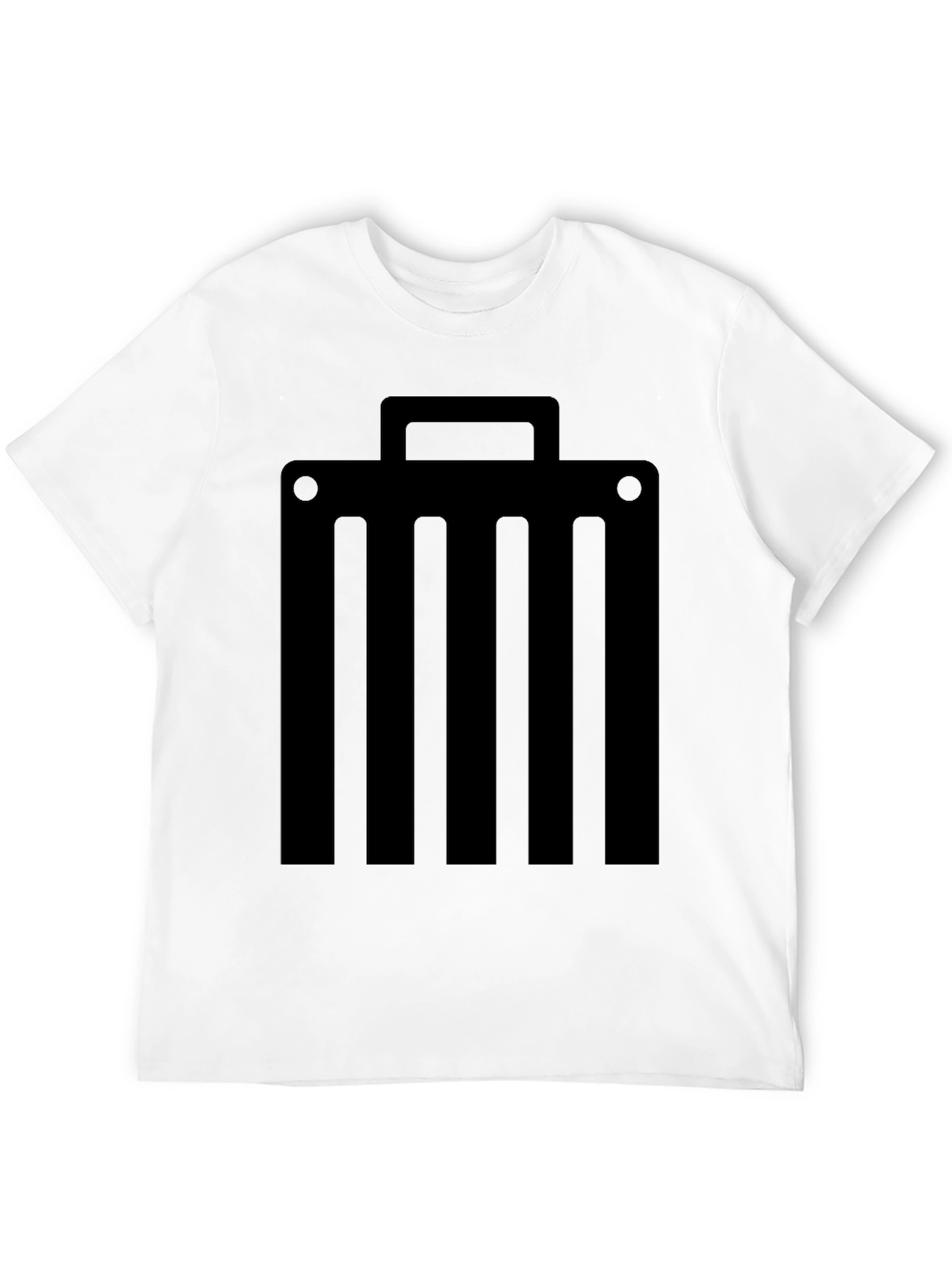 Abstract Briefcase Graphic T-Shirt