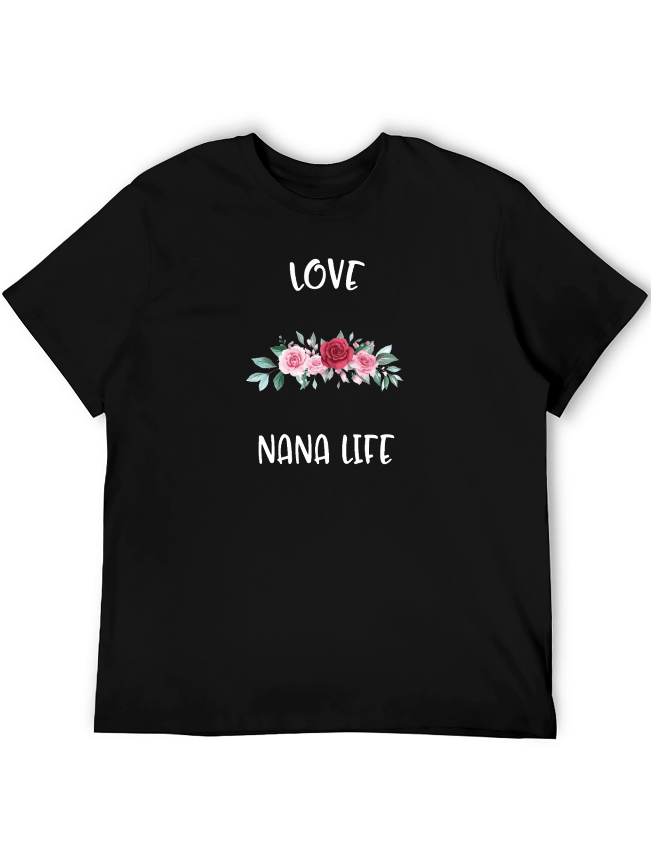 Love Nana Life Floral Graphic Tee