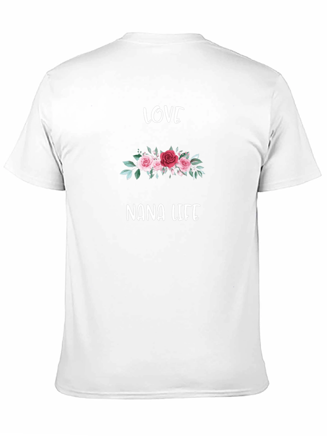 Love Nana Life Floral Graphic Tee