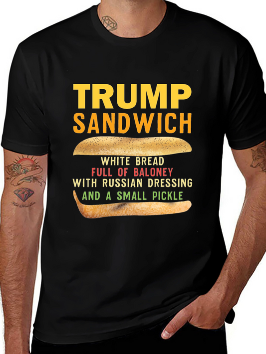 Trump Sandwich Graphic Tee - Political Humor T-Shirt