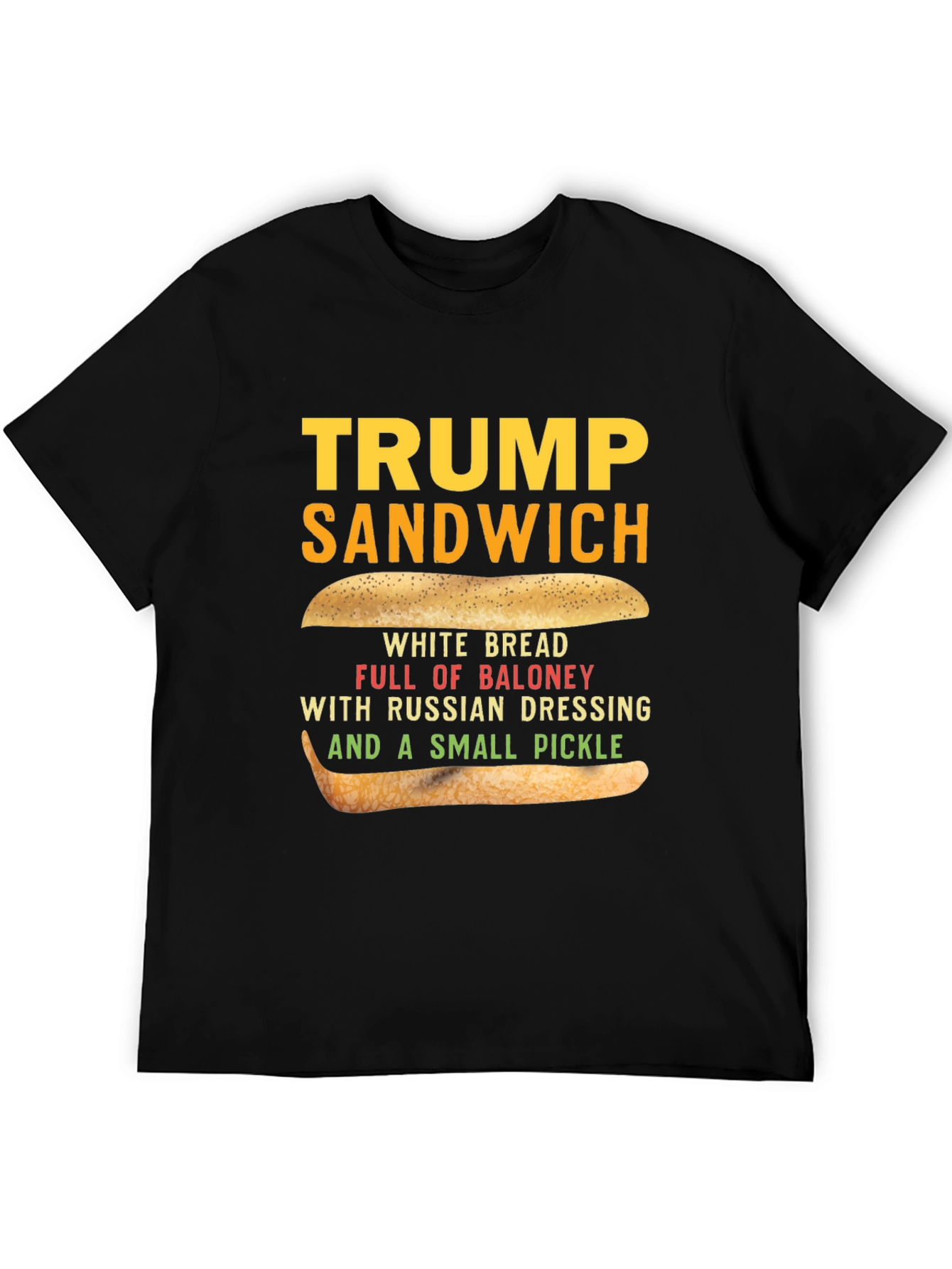 Trump Sandwich Graphic Tee - Political Humor T-Shirt