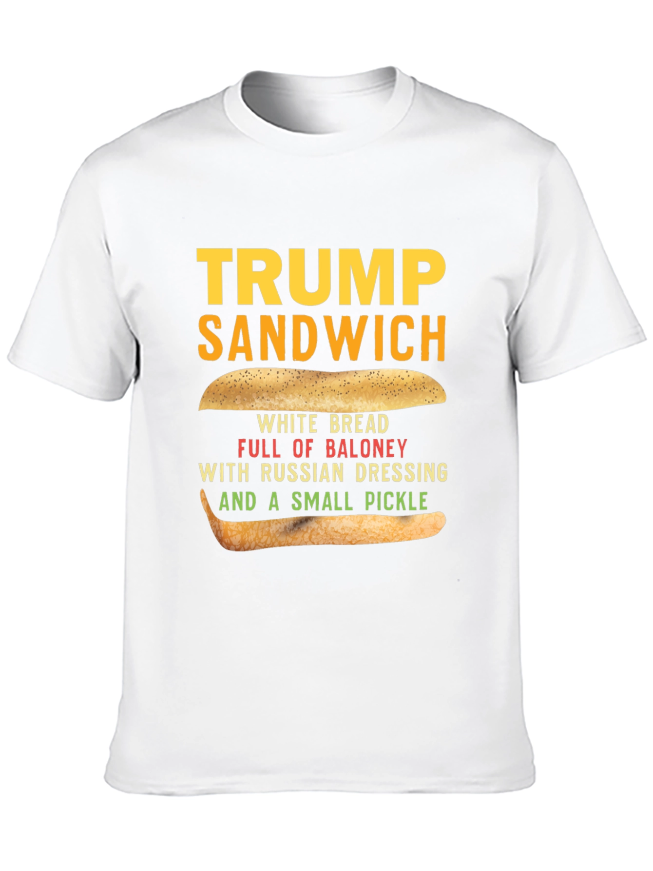 Trump Sandwich Graphic Tee - Political Humor T-Shirt