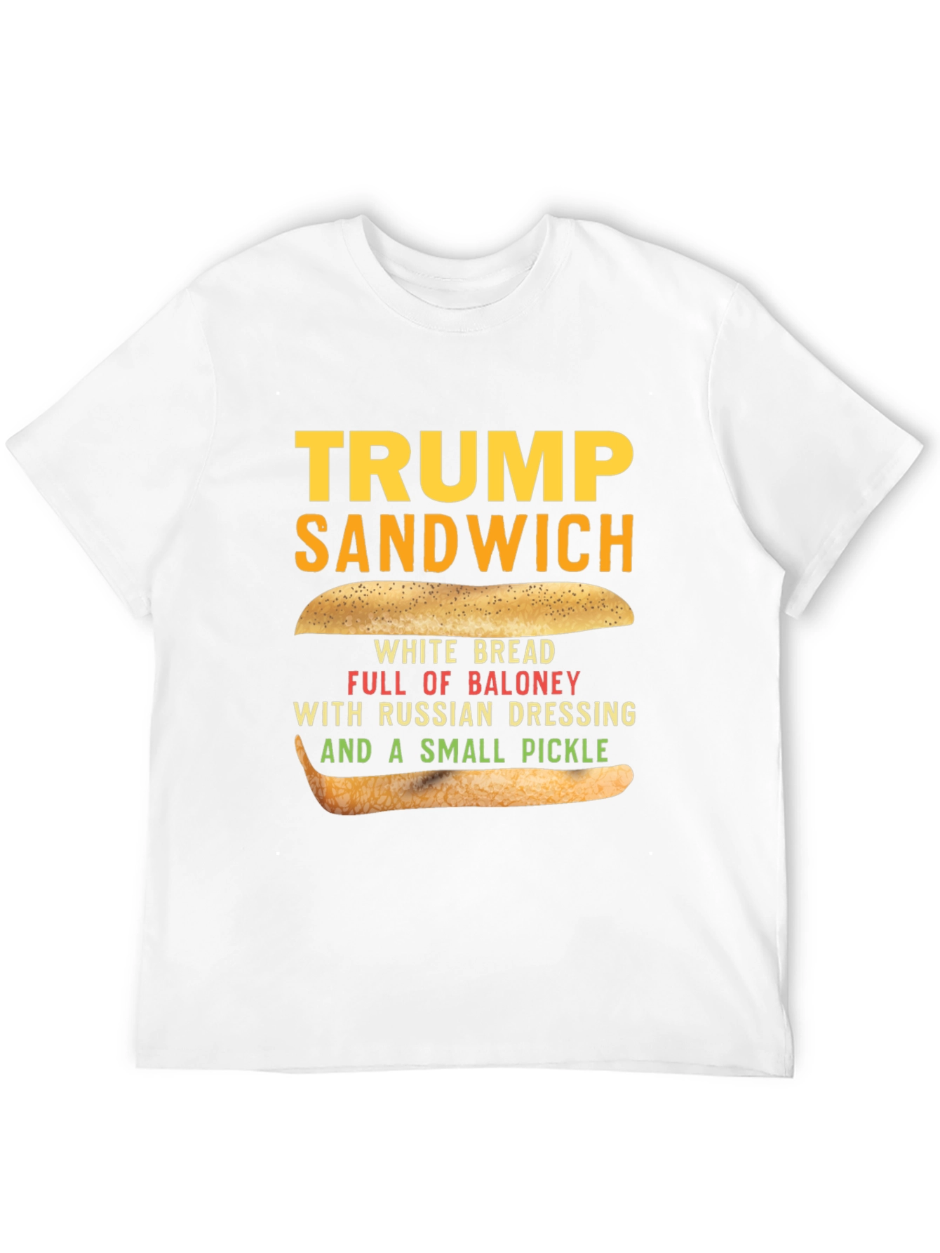 Trump Sandwich Graphic Tee - Political Humor T-Shirt