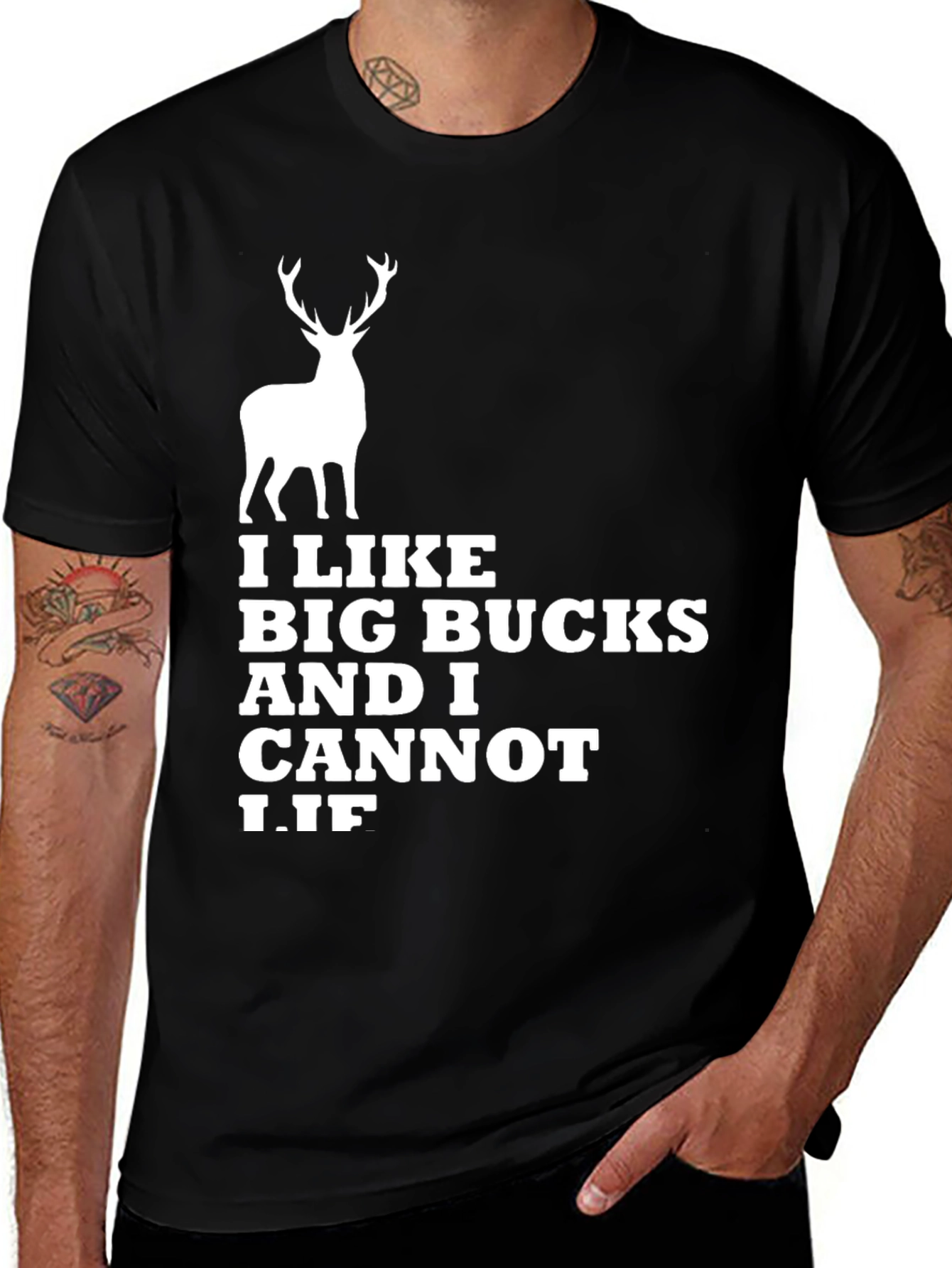 I Like Big Bucks T-Shirt - Funny Hunting Tee