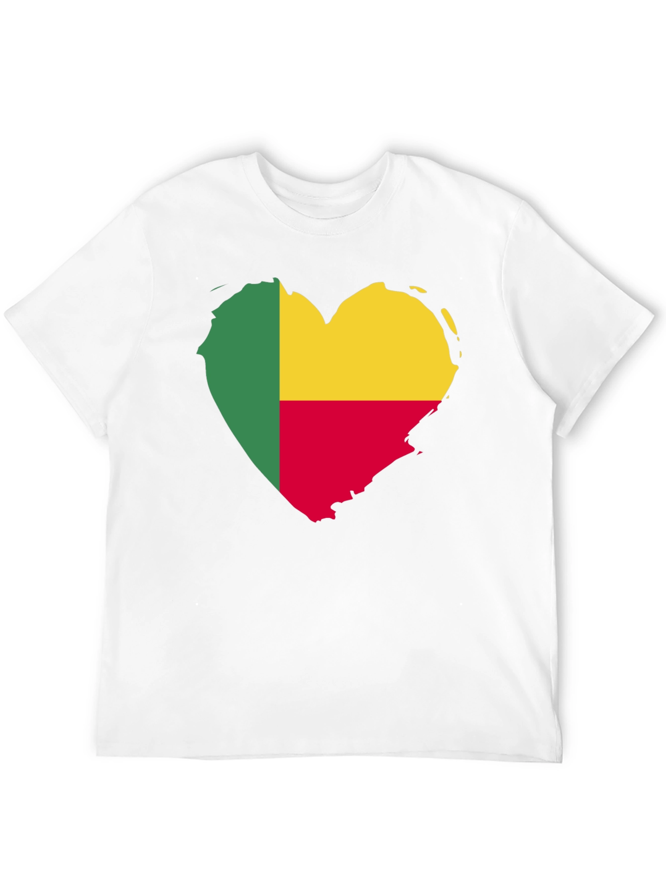 Benin Flag Heart T-Shirt