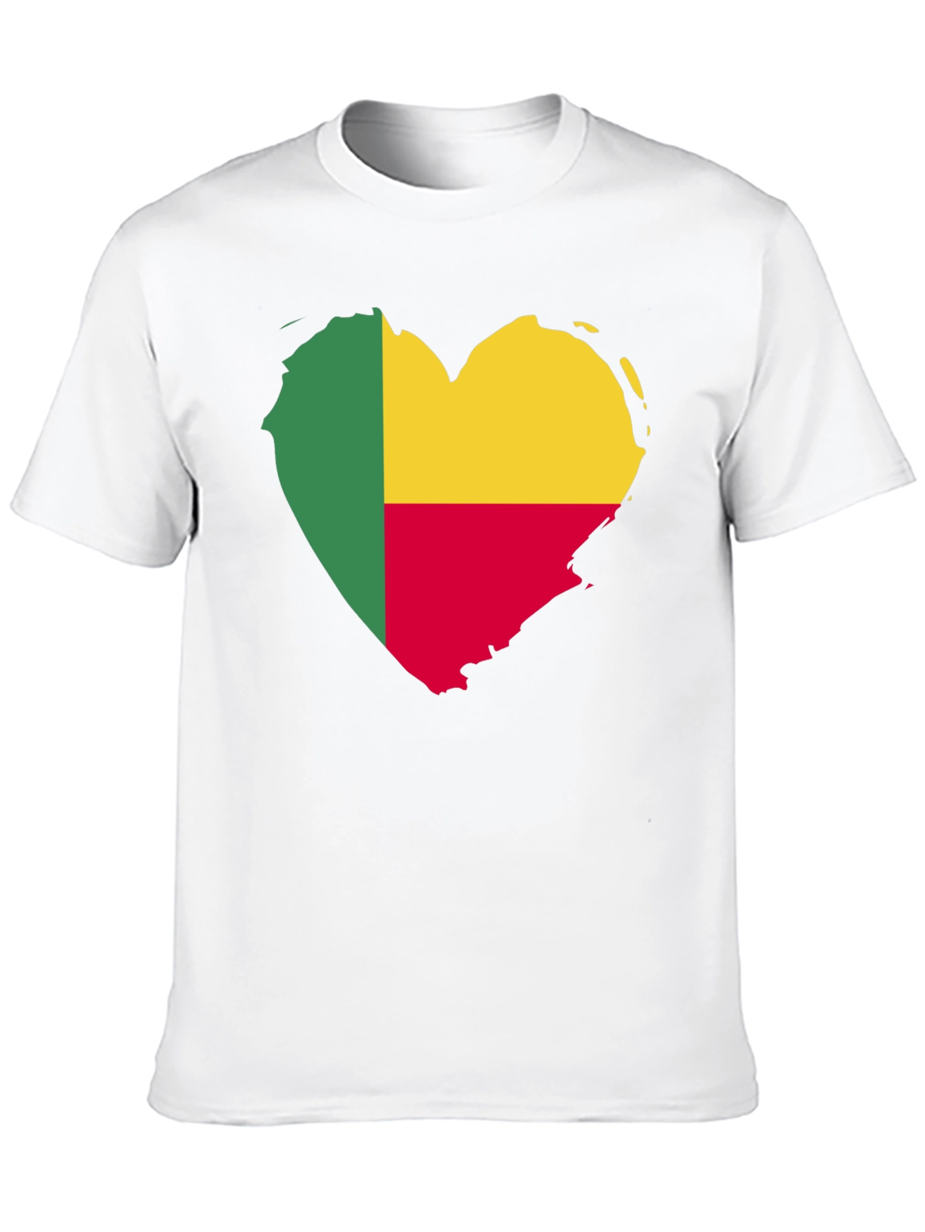 Benin Flag Heart T-Shirt