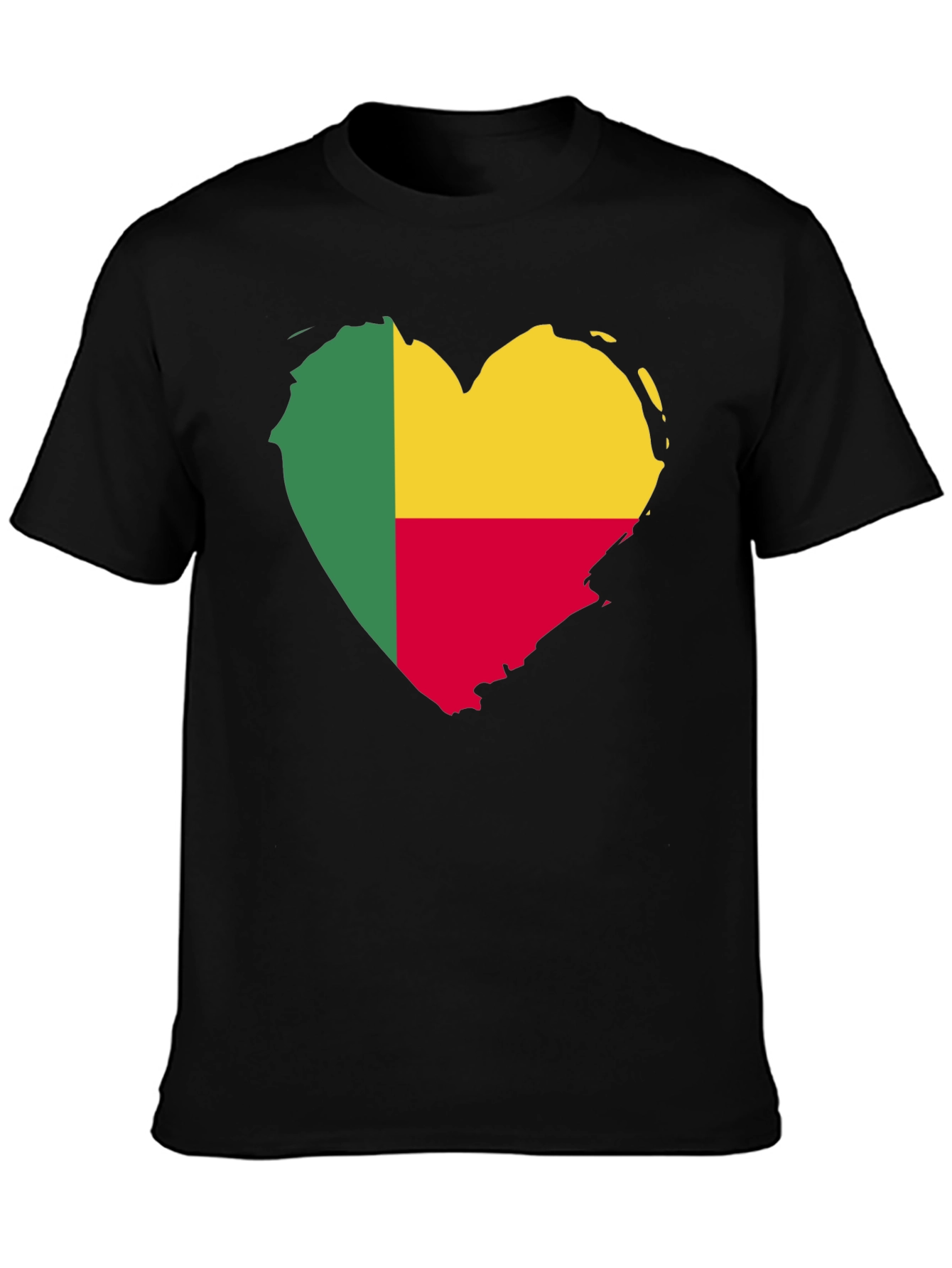 Benin Flag Heart T-Shirt