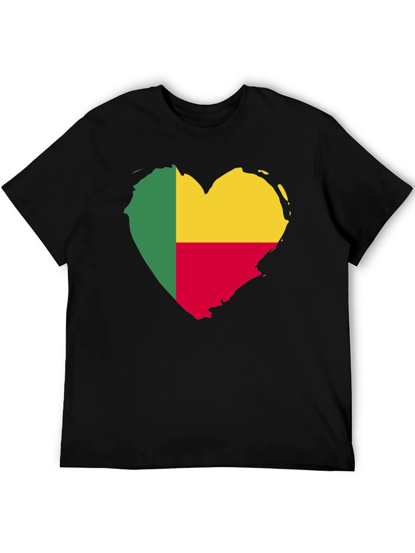 Benin Flag Heart T-Shirt