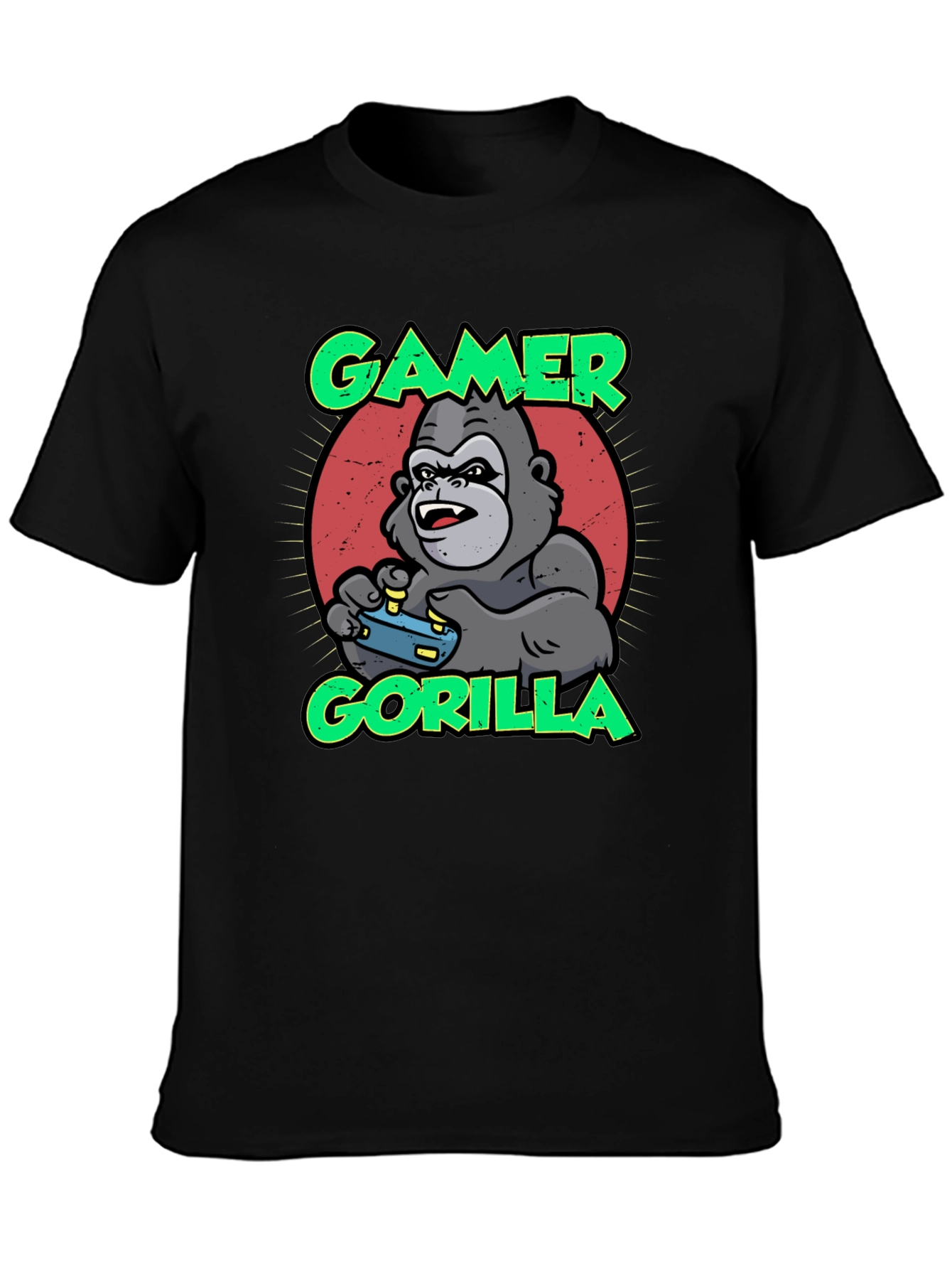 Gamer Gorilla T-Shirt - Funny Gaming Apparel