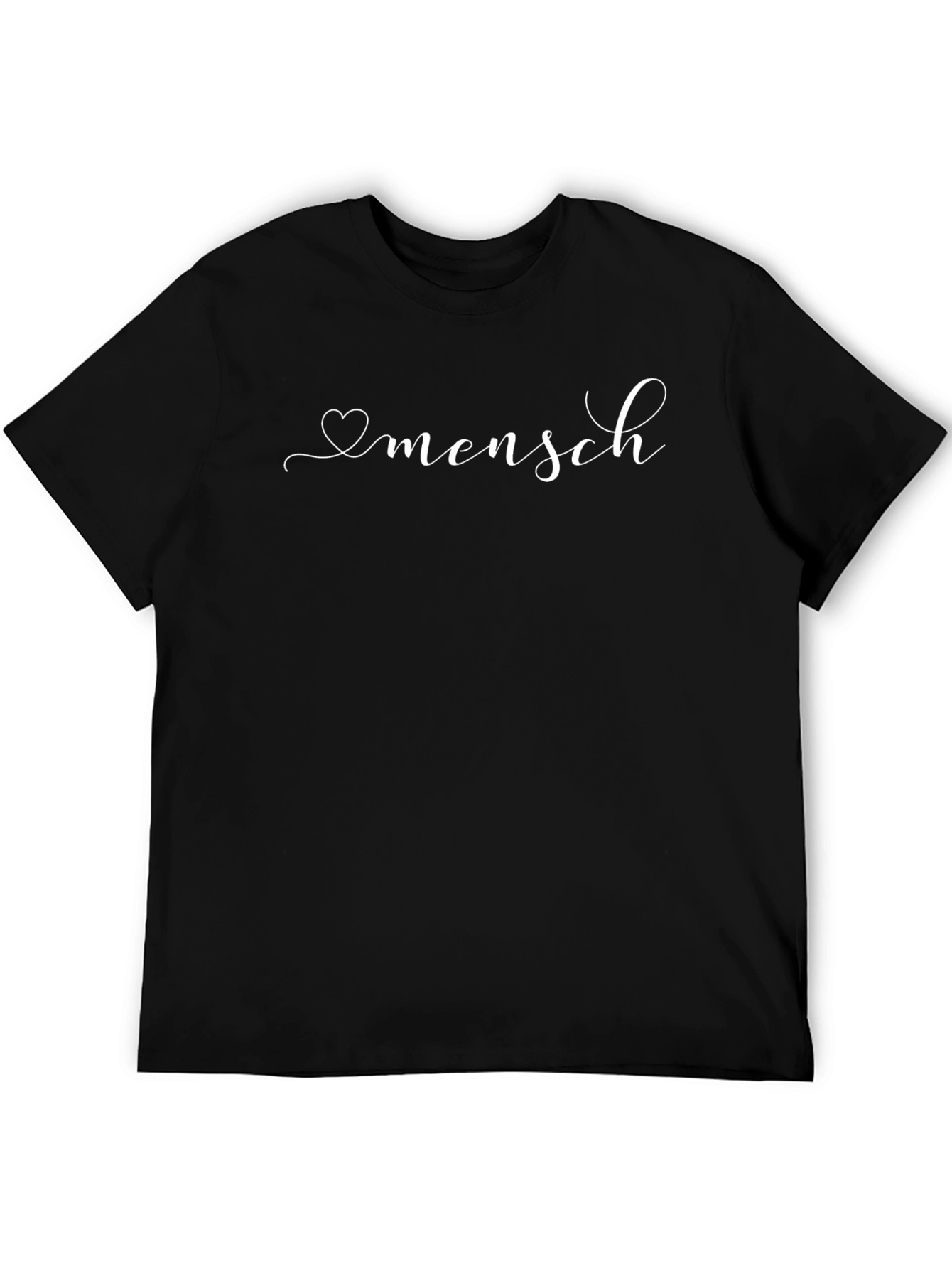 Mensch Heart Graphic Tee - Soft Cotton Comfort