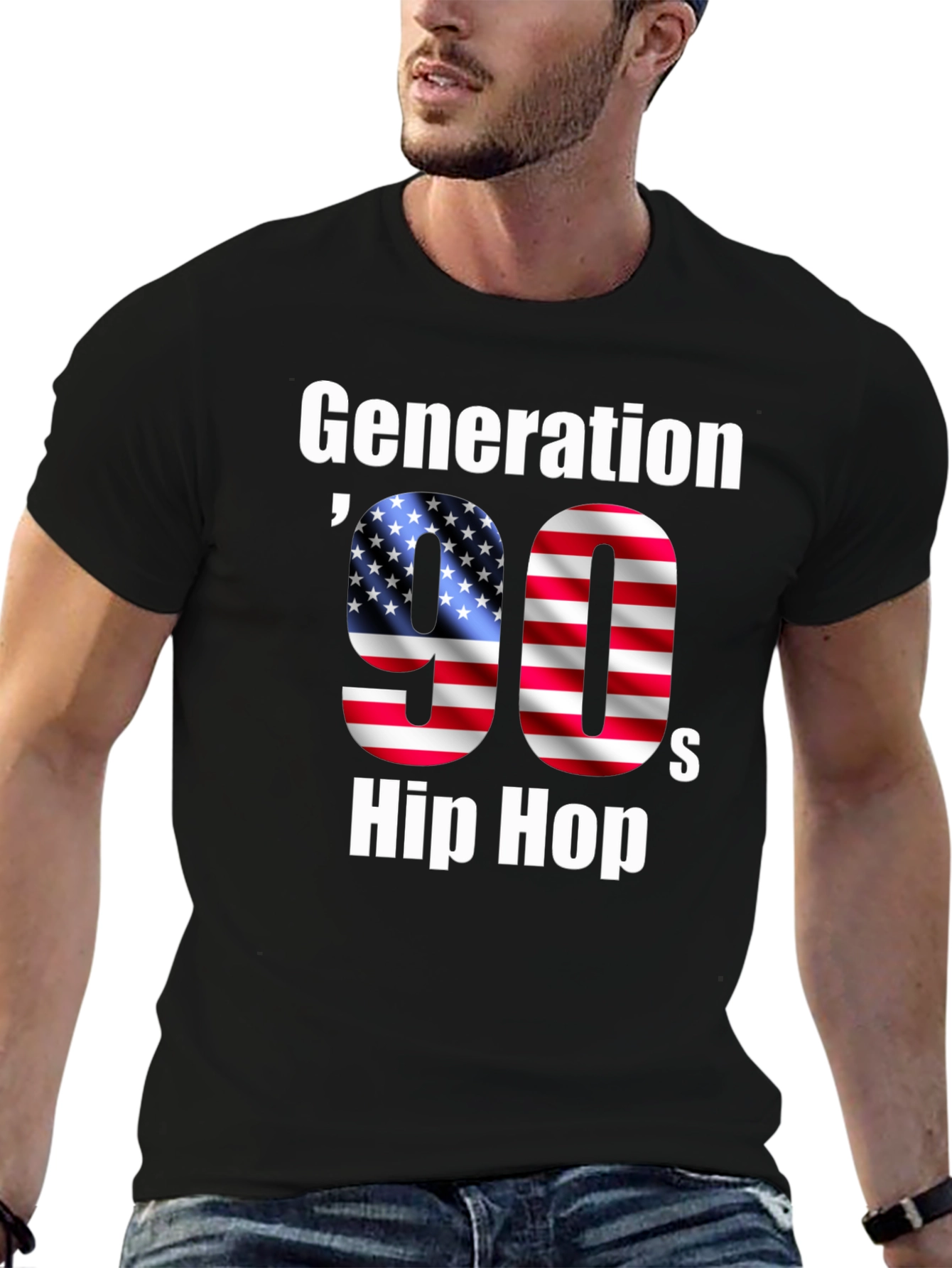 Generation 90s Hip Hop Graphic T-Shirt