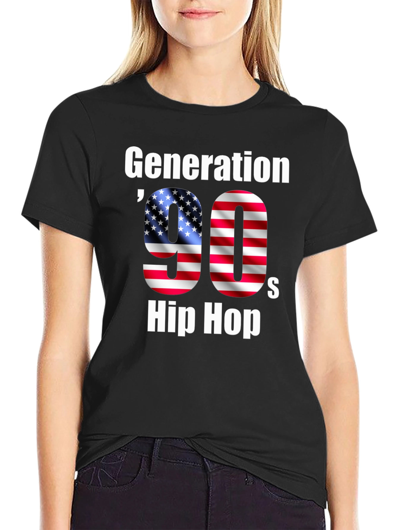 Generation 90s Hip Hop Graphic T-Shirt