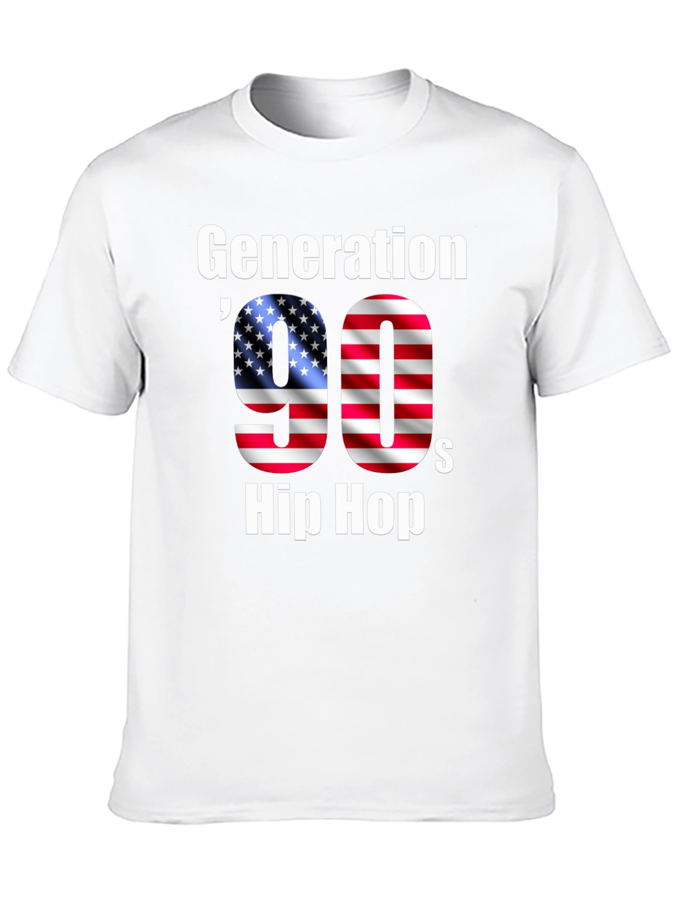 Generation 90s Hip Hop Graphic T-Shirt