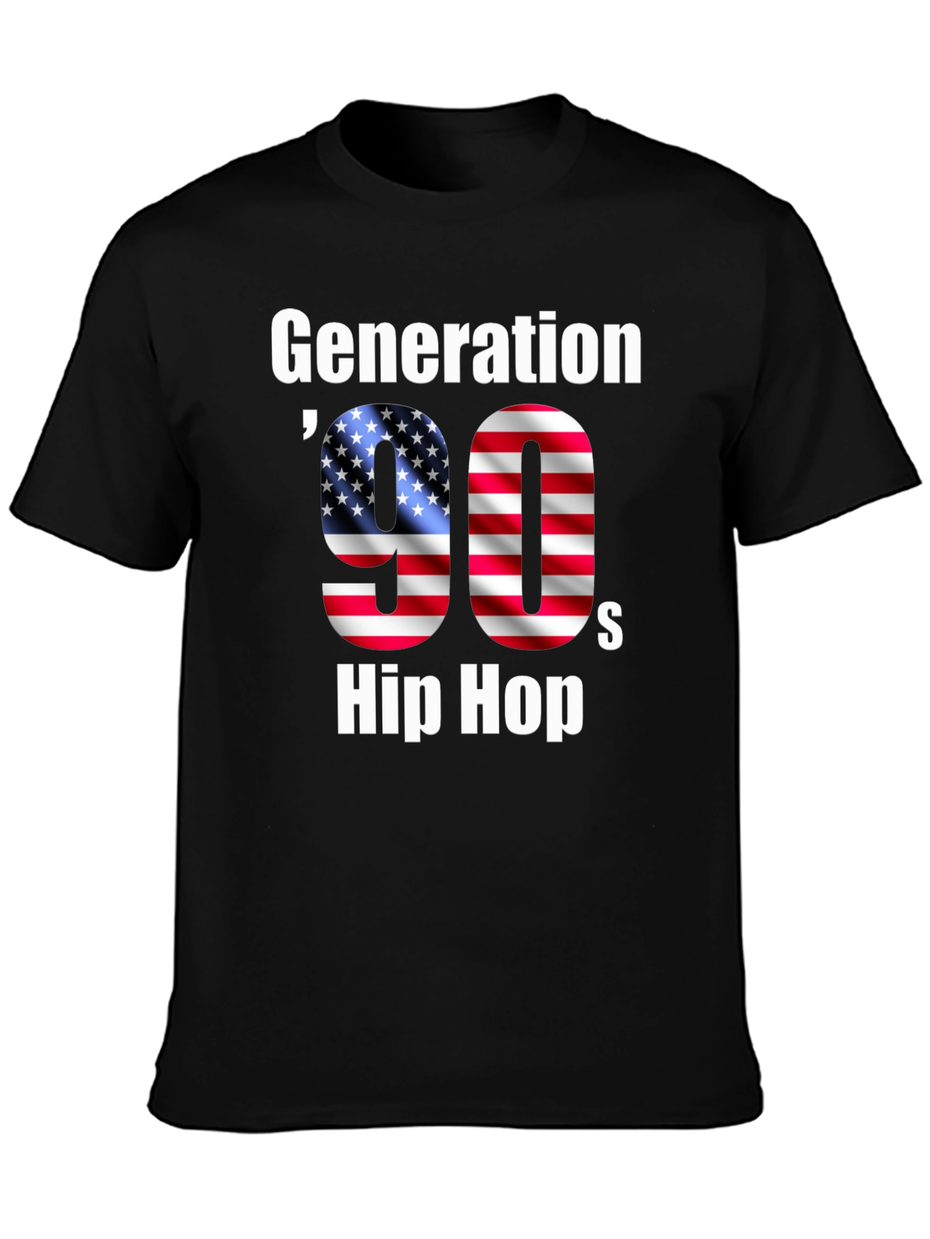 Generation 90s Hip Hop Graphic T-Shirt