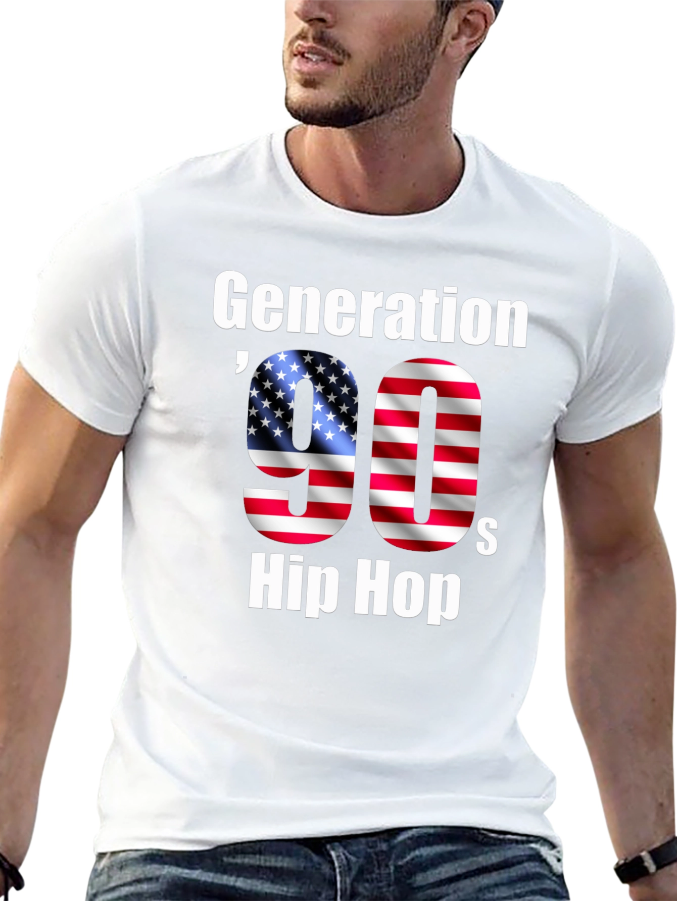 Generation 90s Hip Hop Graphic T-Shirt