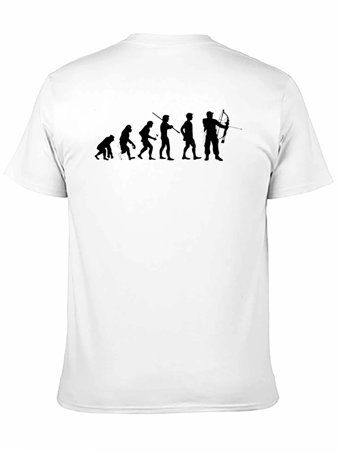 Evolution of Archery Black Graphic Tee