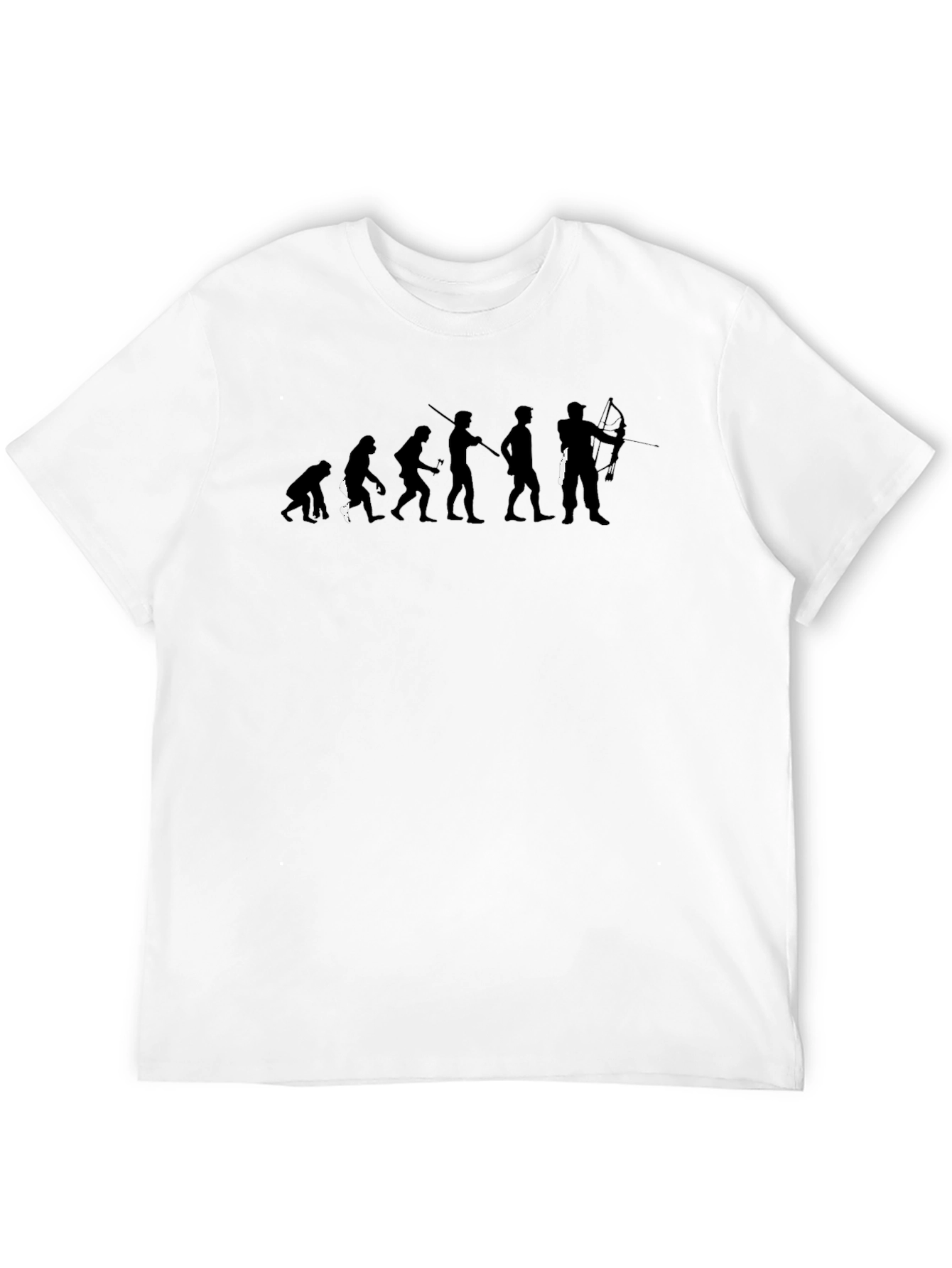 Evolution of Archery Black Graphic Tee