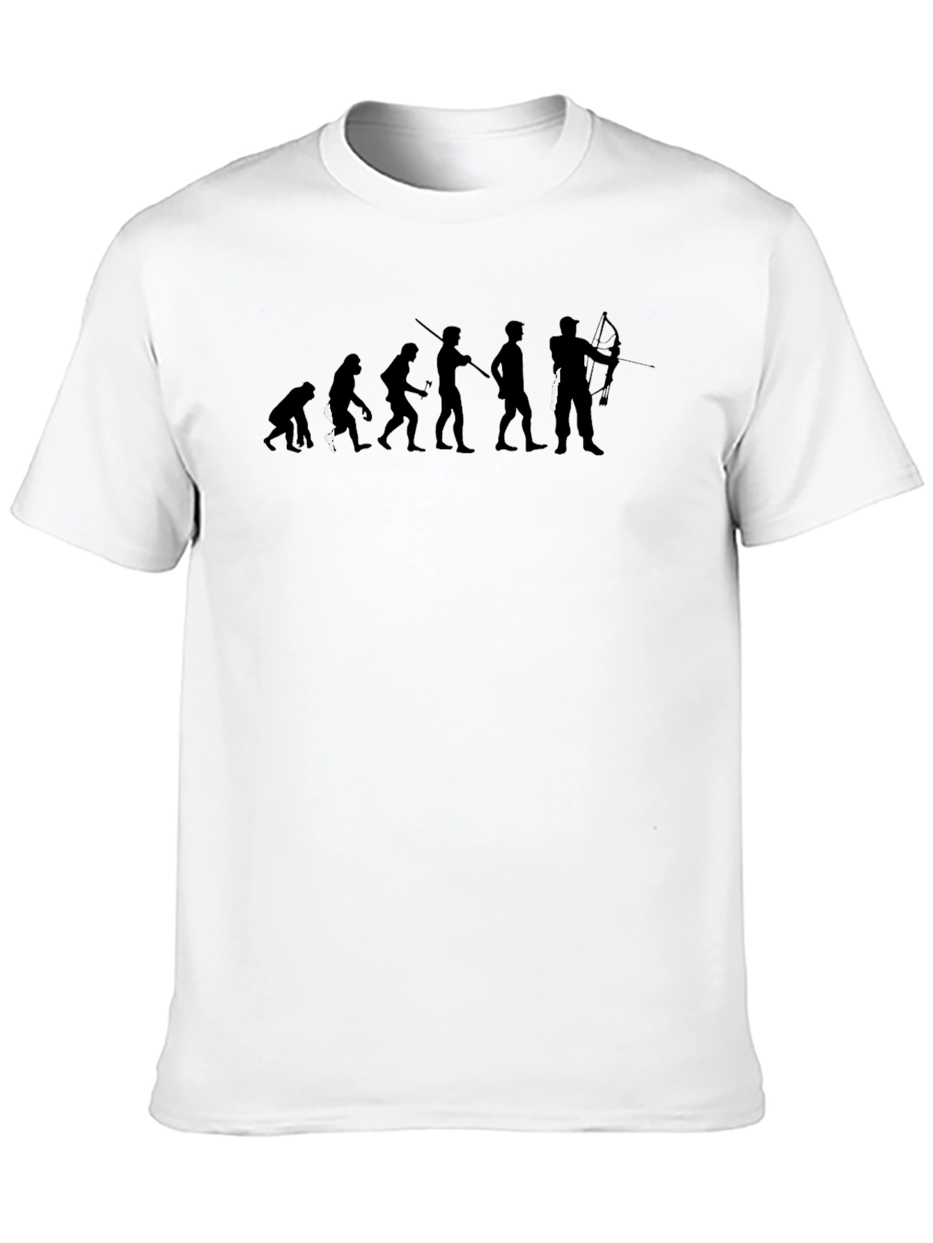 Evolution of Archery Black Graphic Tee