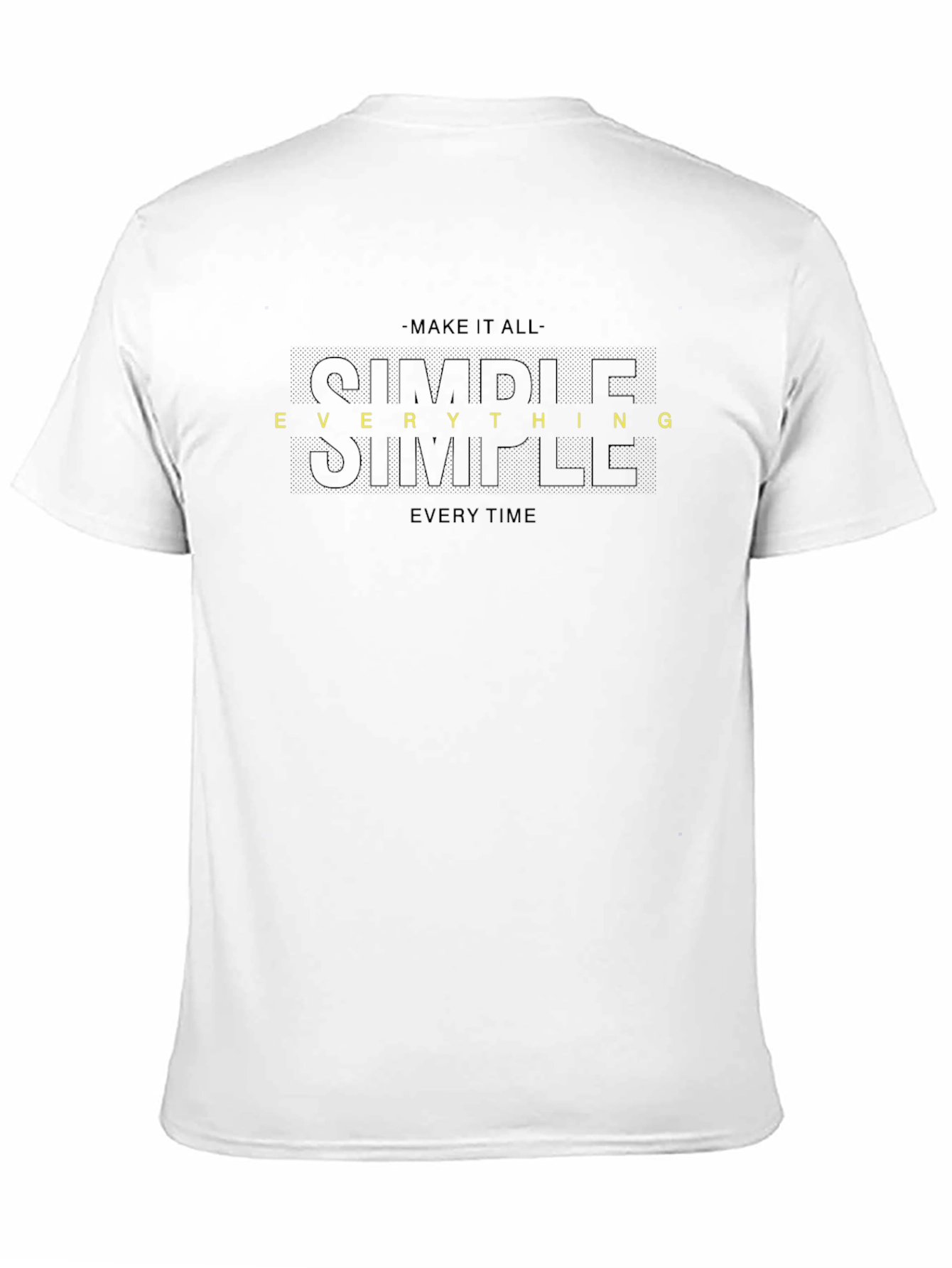 Simple Everything Tee - Black Graphic T-Shirt