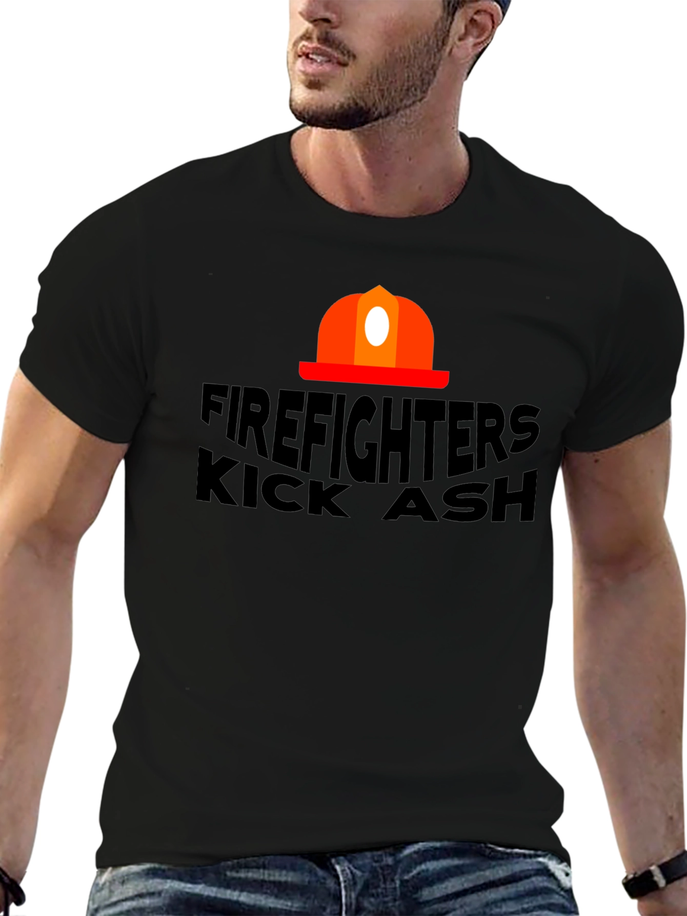 Firefighters Kick Ash T-Shirt - Bold Graphic Tee