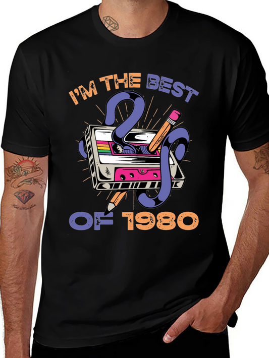 Im The Best of 1980 T-Shirt Retro Cassette Tape
