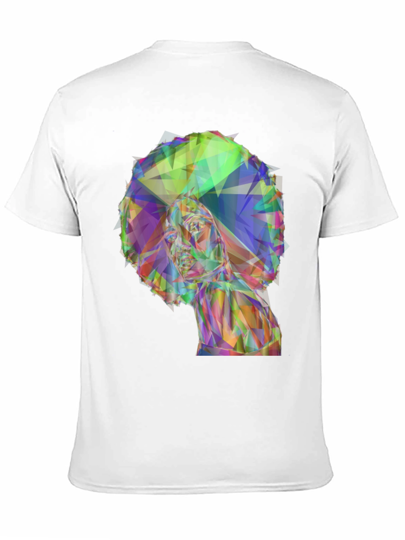 Geometric Afro Woman T-Shirt - Stylish Graphic Tee