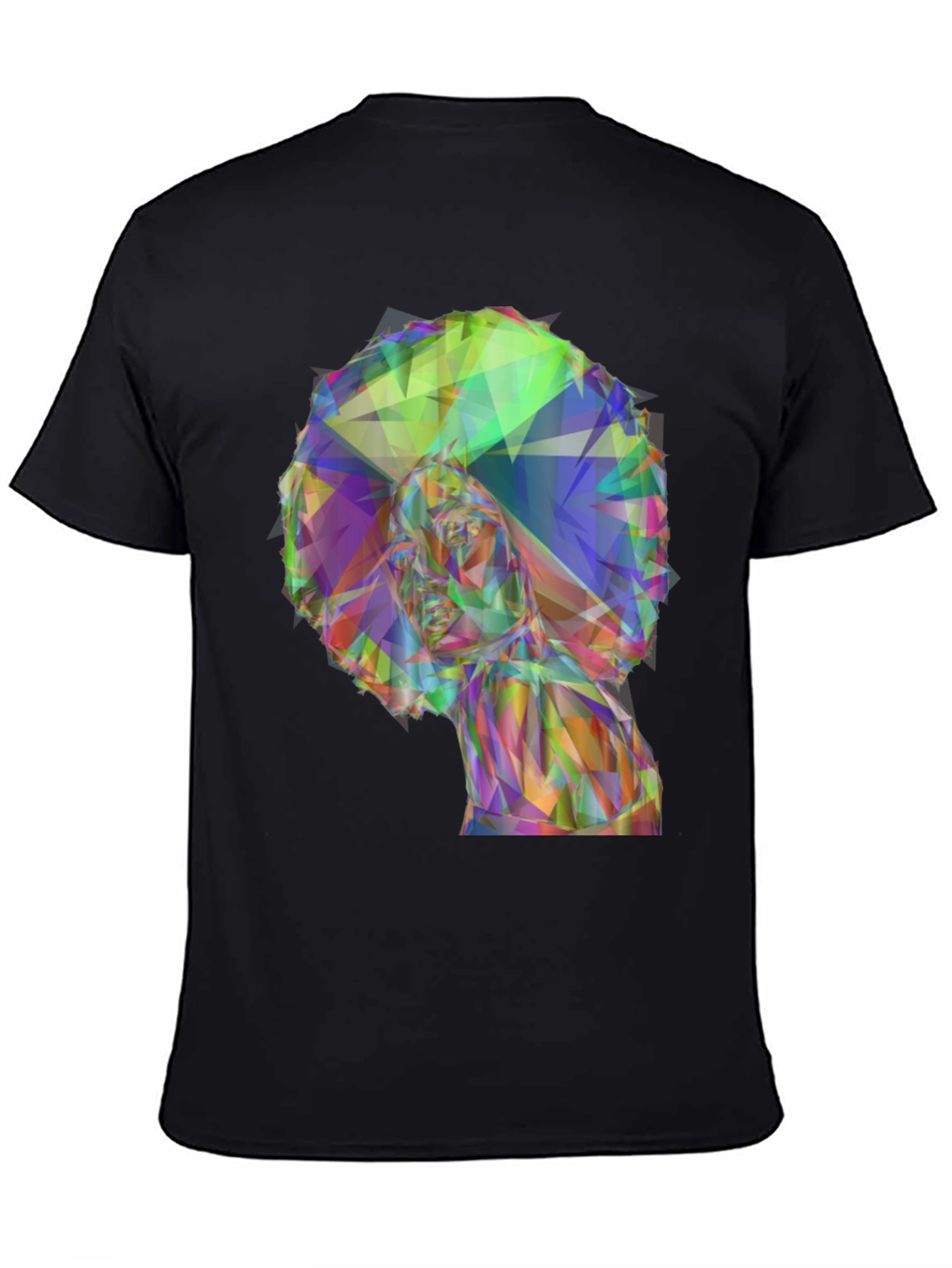 Geometric Afro Woman T-Shirt - Stylish Graphic Tee