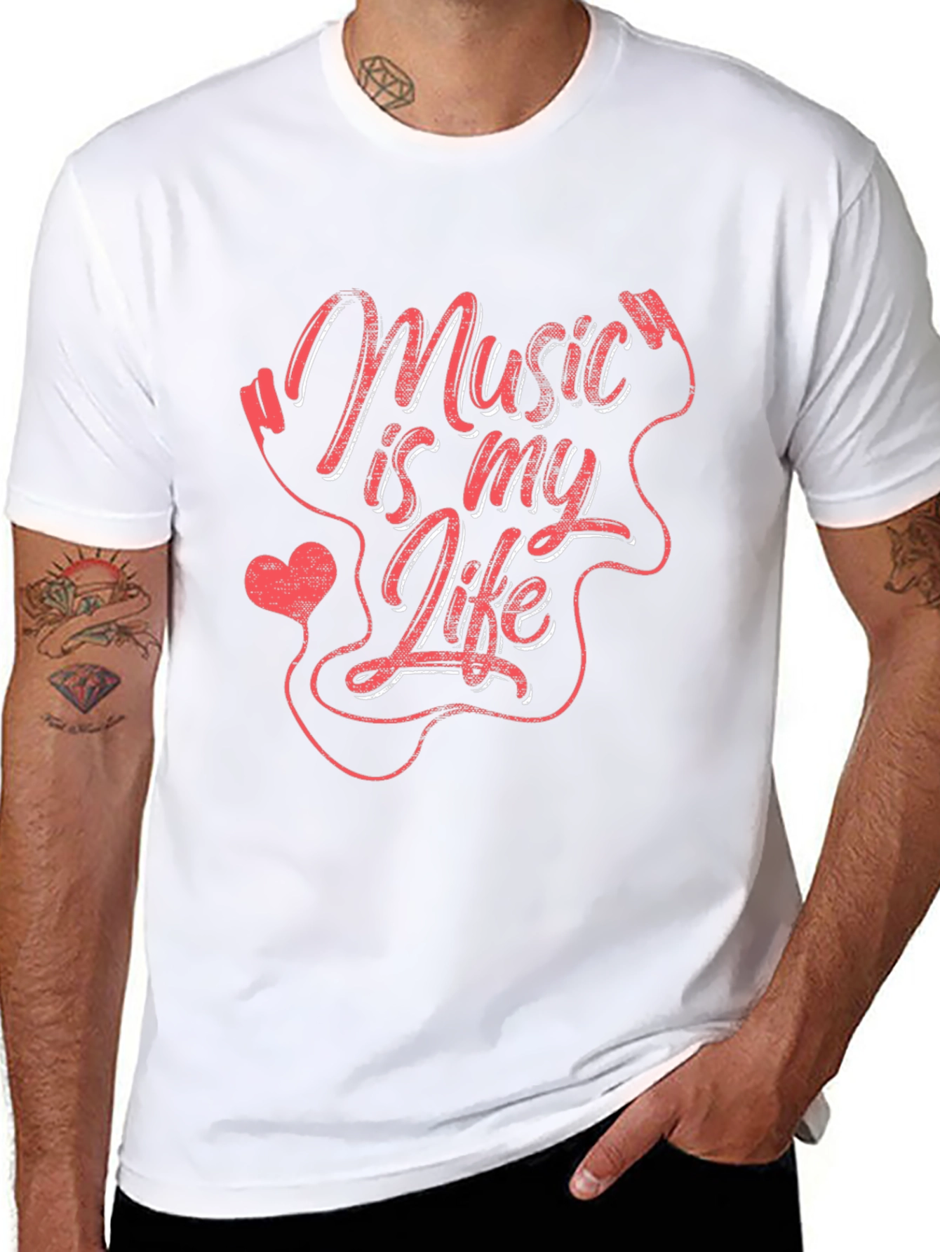 Music Is My Life T-Shirt - Stylish Graphic Tee