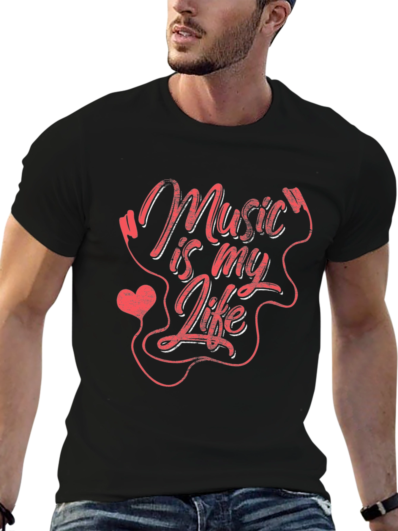 Music Is My Life T-Shirt - Stylish Graphic Tee