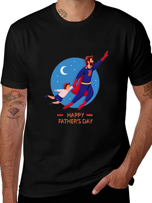 Happy Fathers Day Super Dad T-Shirt
