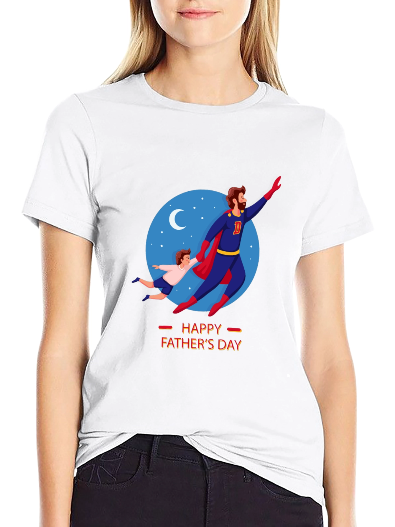 Happy Fathers Day Super Dad T-Shirt