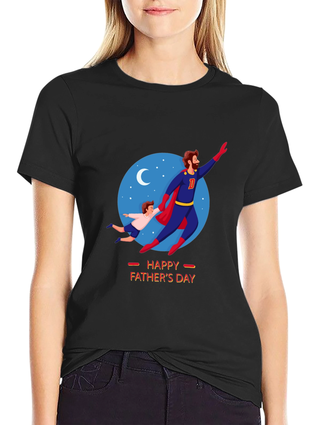 Happy Fathers Day Super Dad T-Shirt