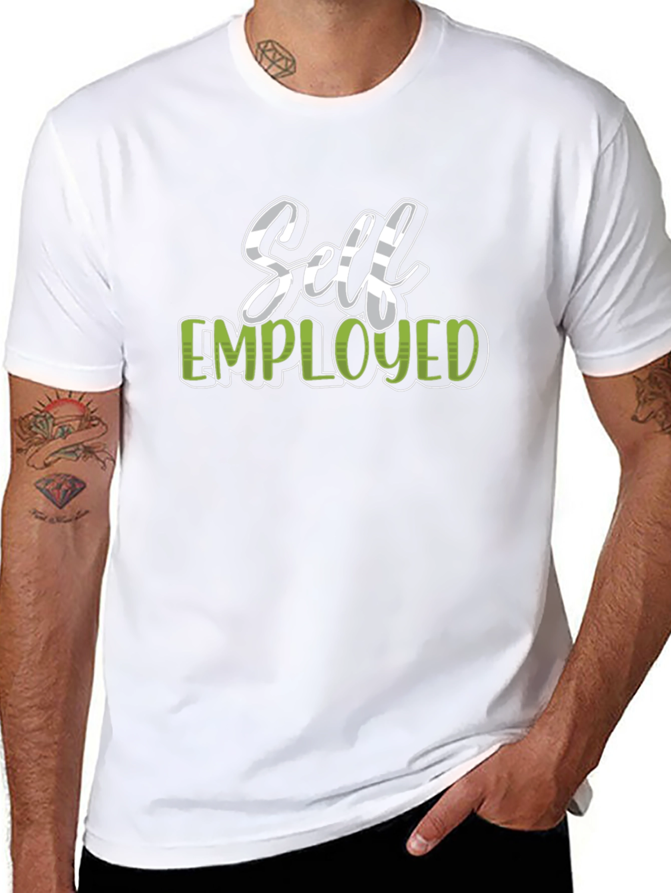 Self Employed Graphic Tee - Black Unisex Shirt