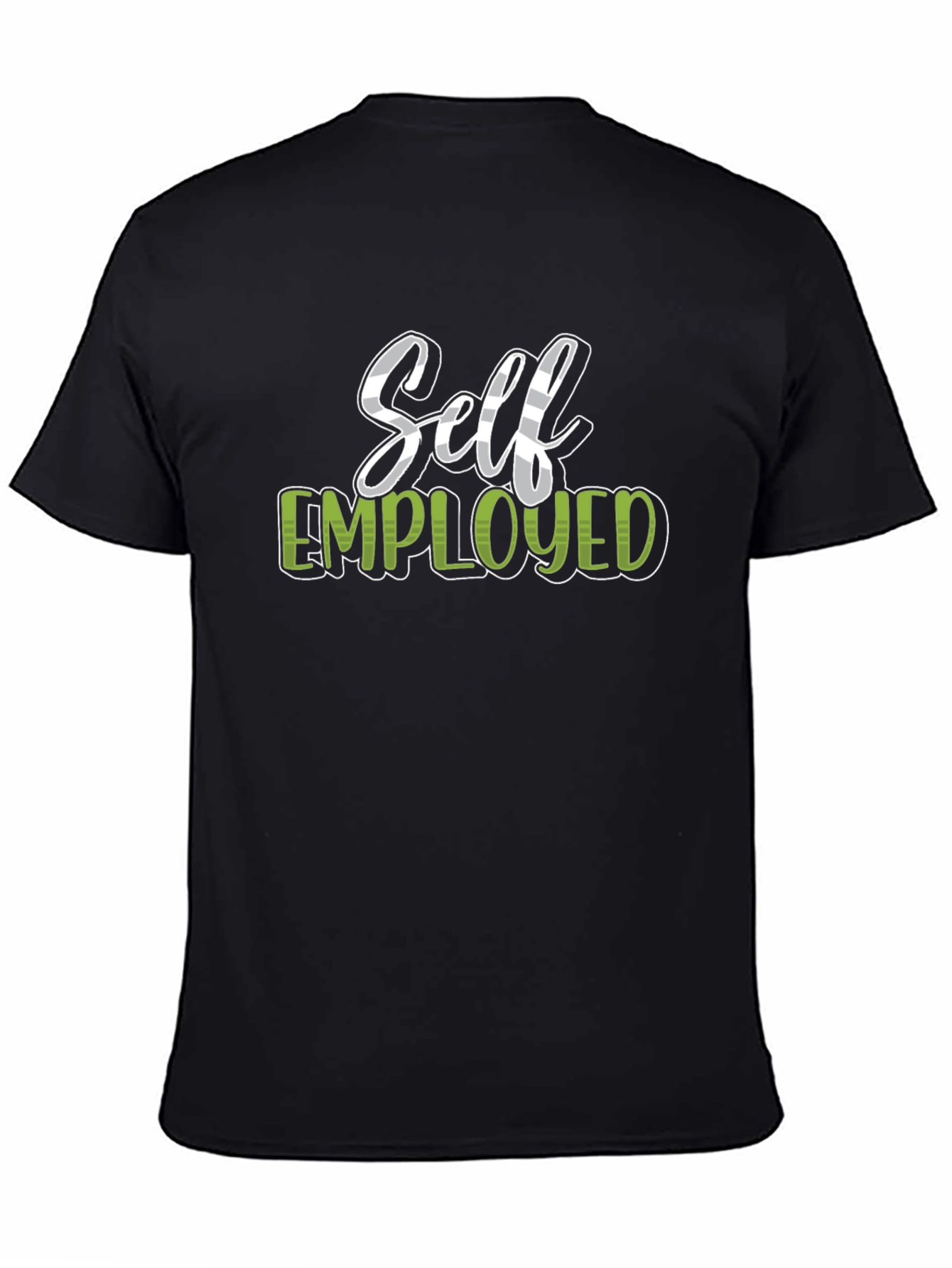 Self Employed Graphic Tee - Black Unisex Shirt
