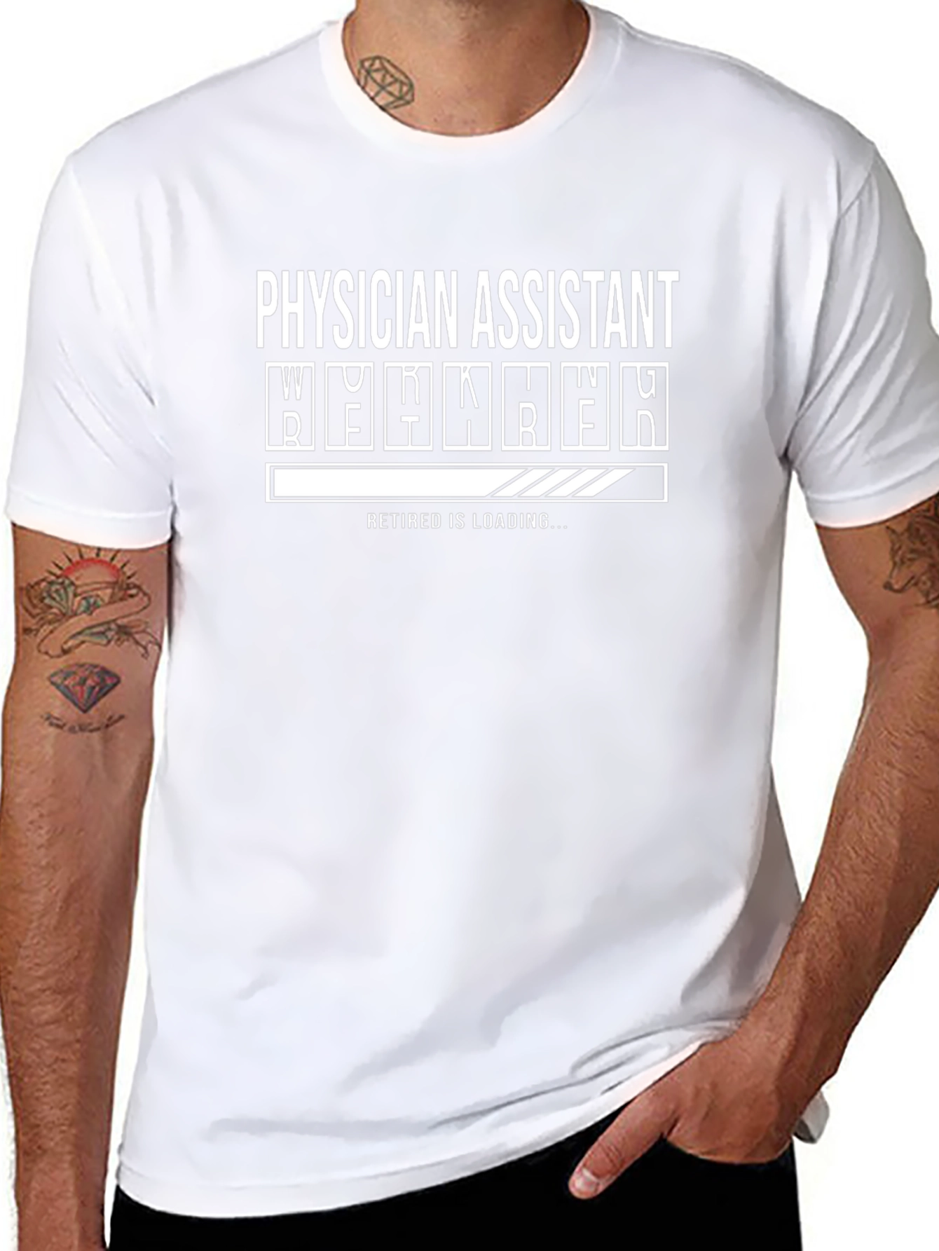 Physician Assistant Retirement Loading Funny T-Shirt