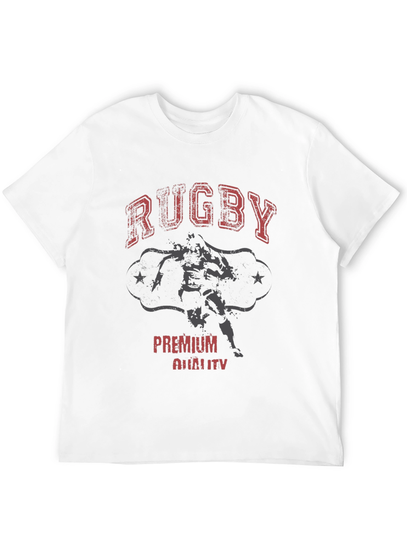 Rugby Premium Quality Black T-Shirt