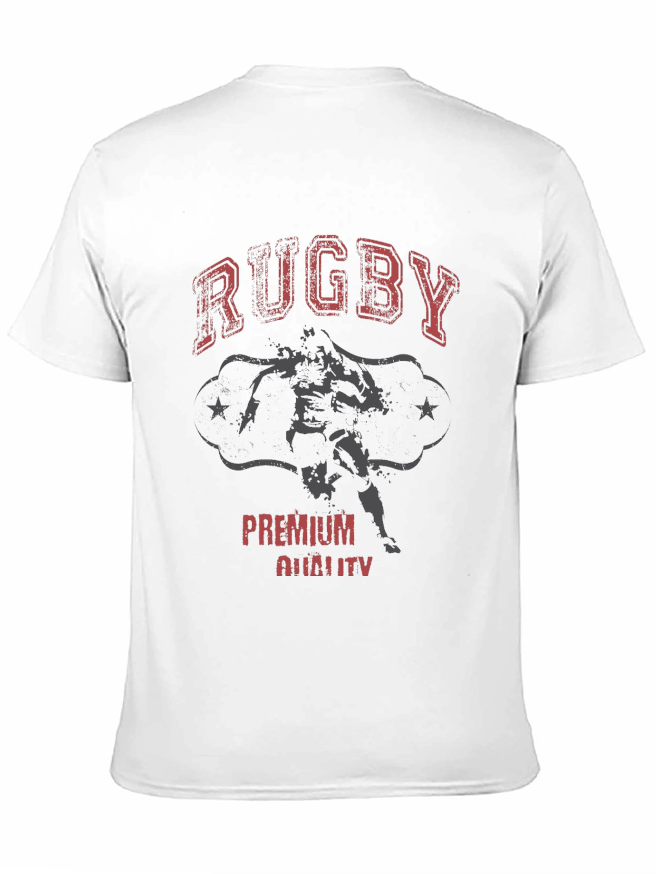 Rugby Premium Quality Black T-Shirt