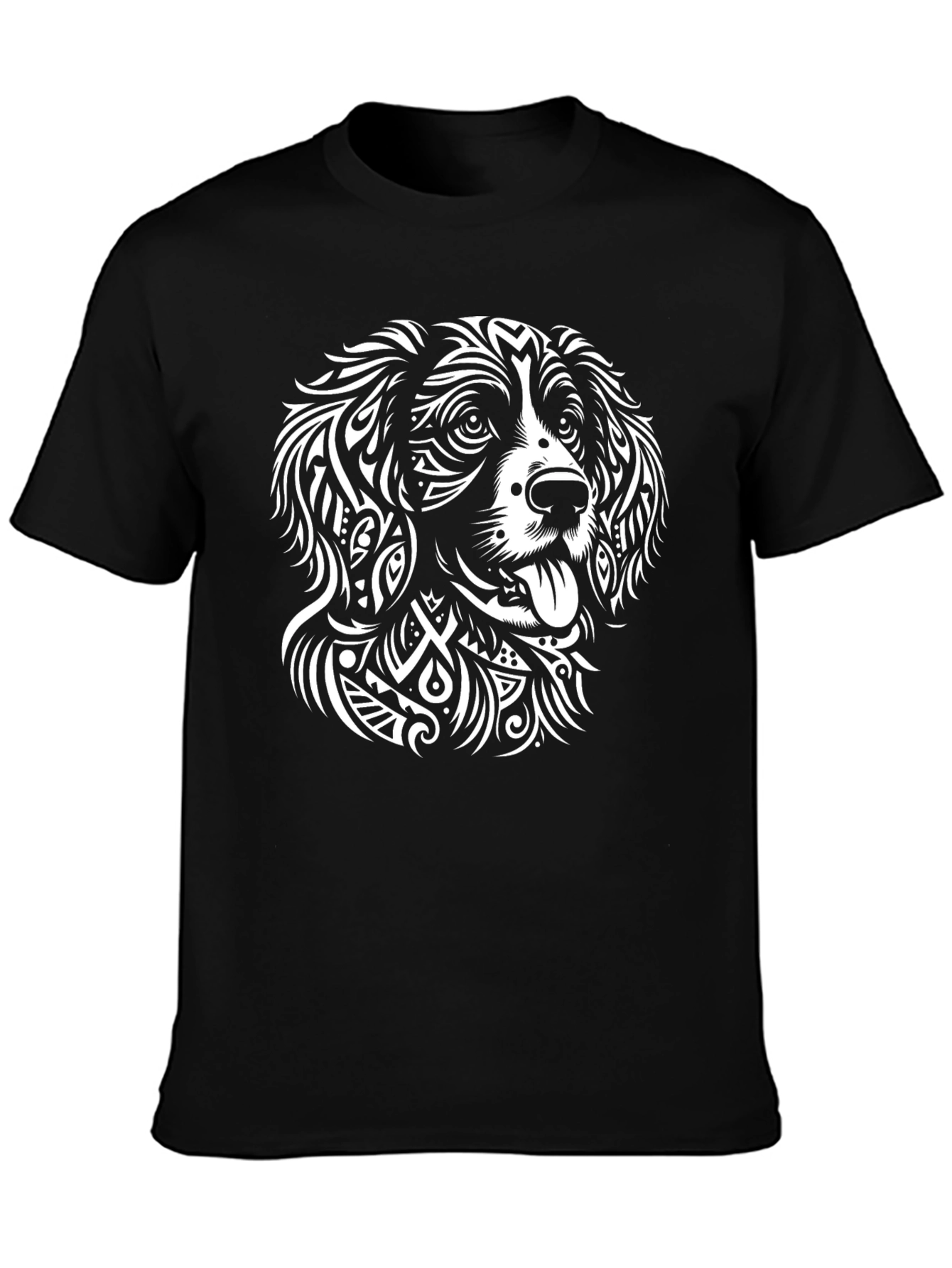 Dog Lover T-Shirt: Abstract Canine Art Tee